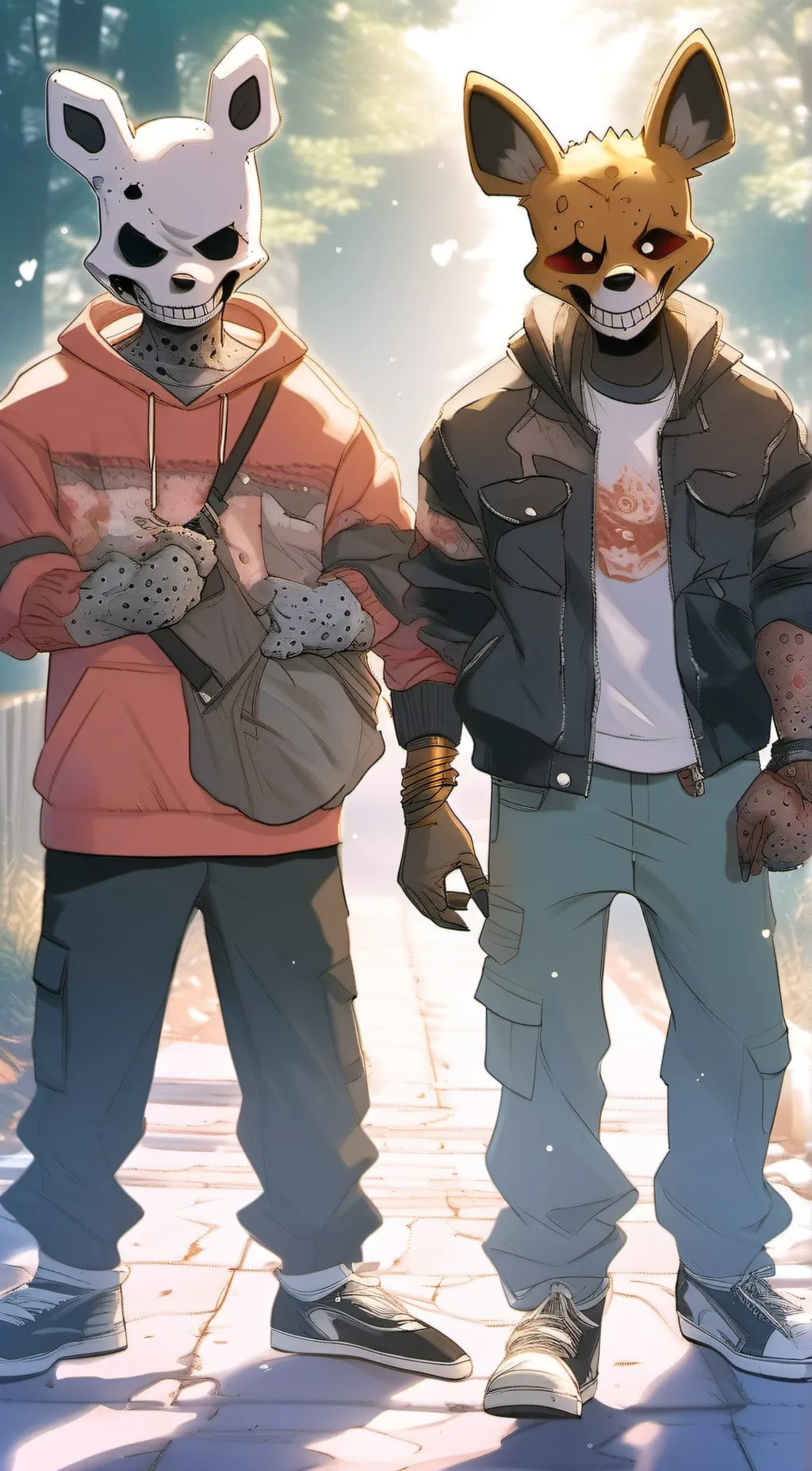 ai character: FNAF  background