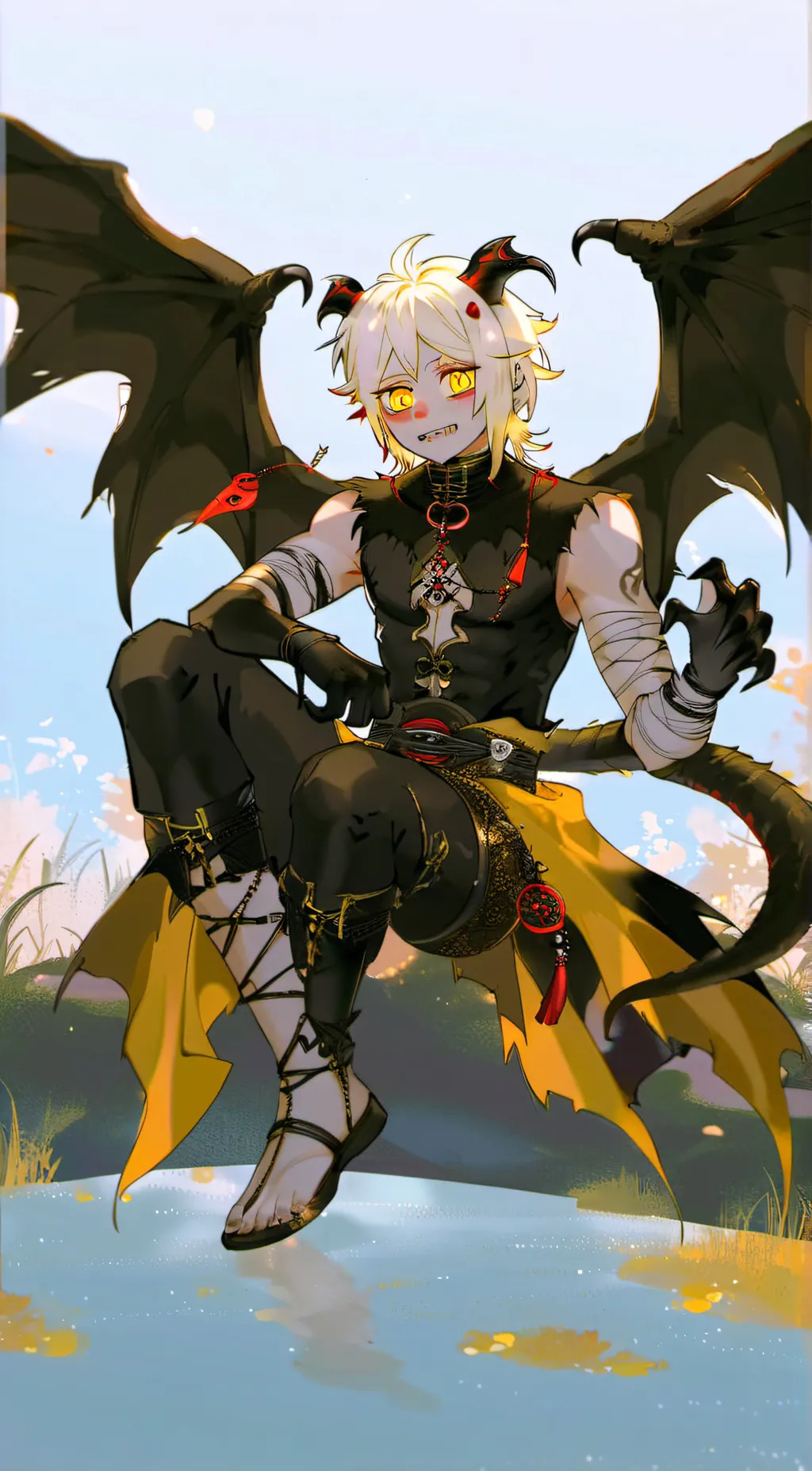 ai character: Uppermoon meeting background