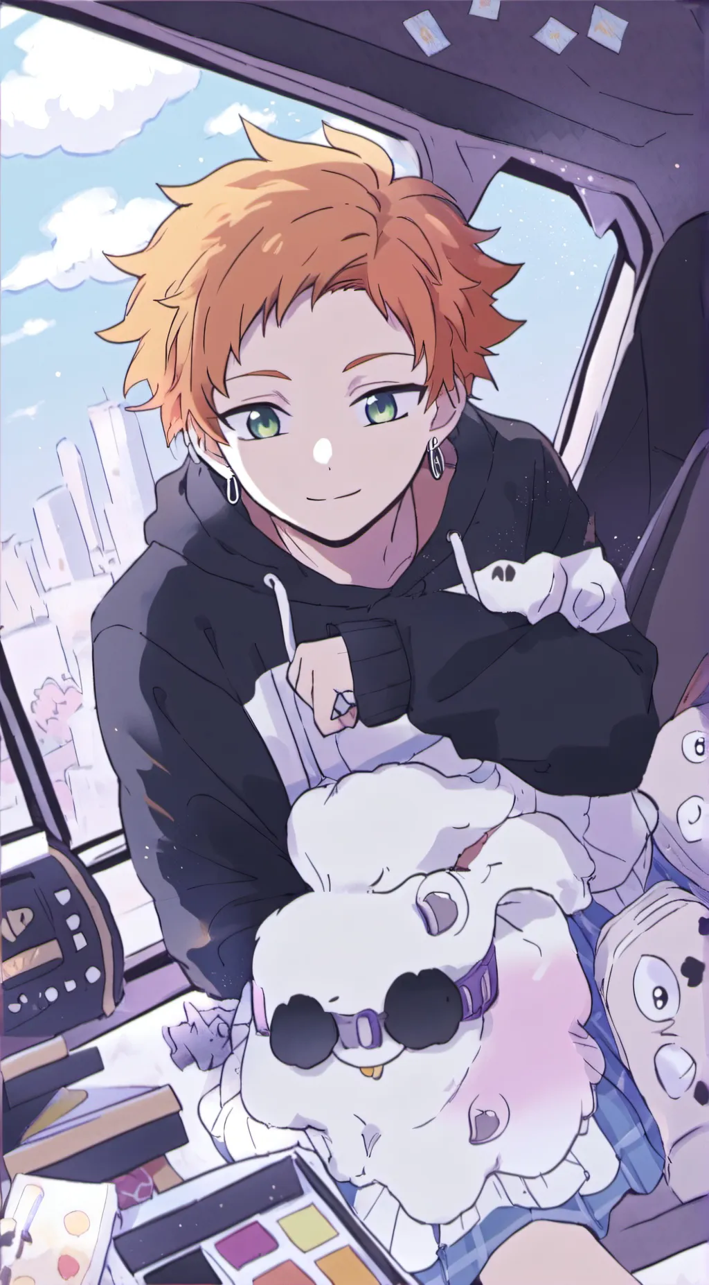 ai character: Sabito and Tomioka background