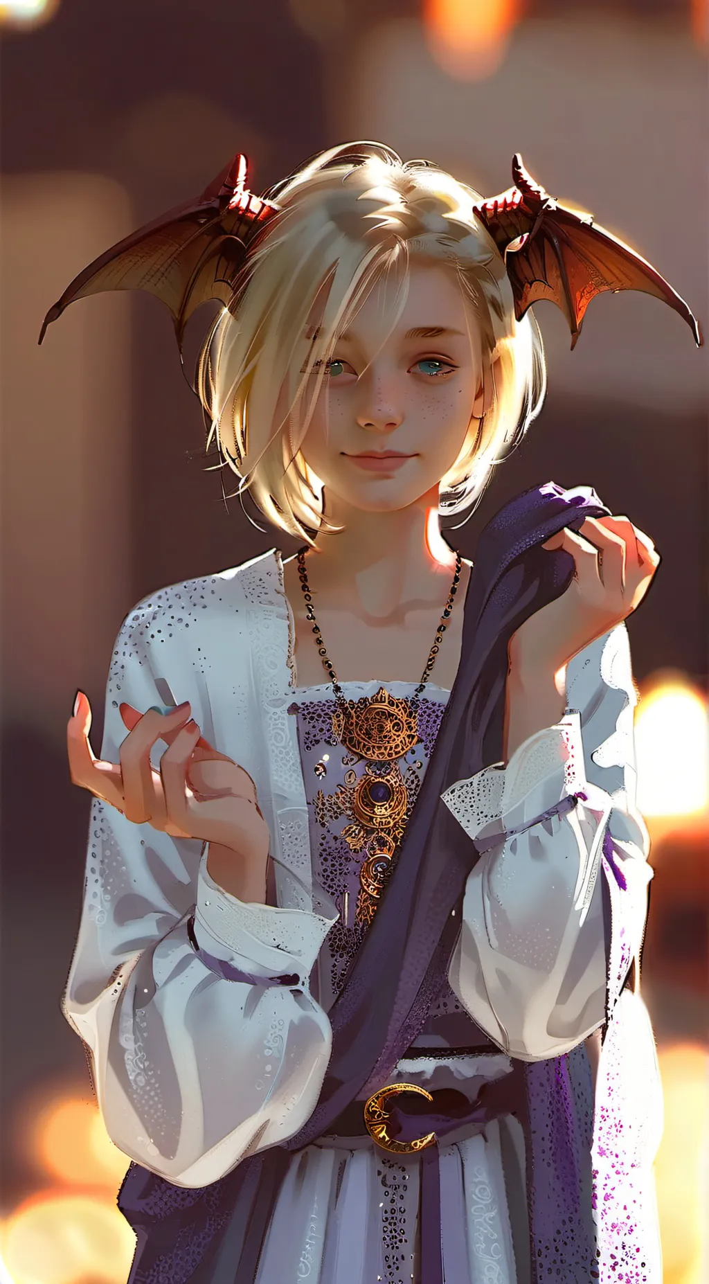 ai character: Opal background