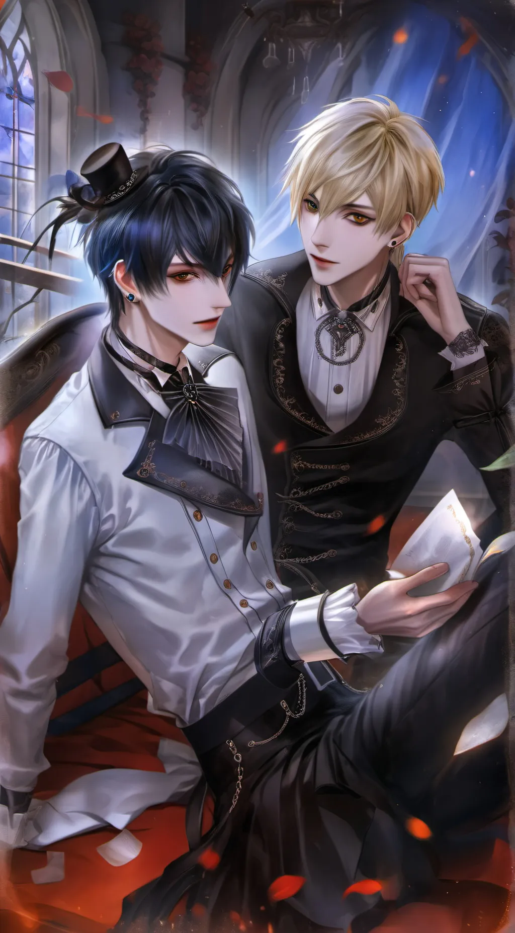 ai character: Sun/Moon background