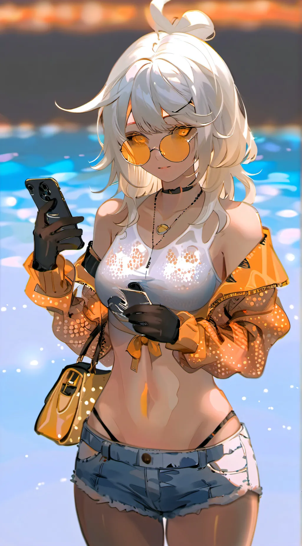 ai character: Sunny background