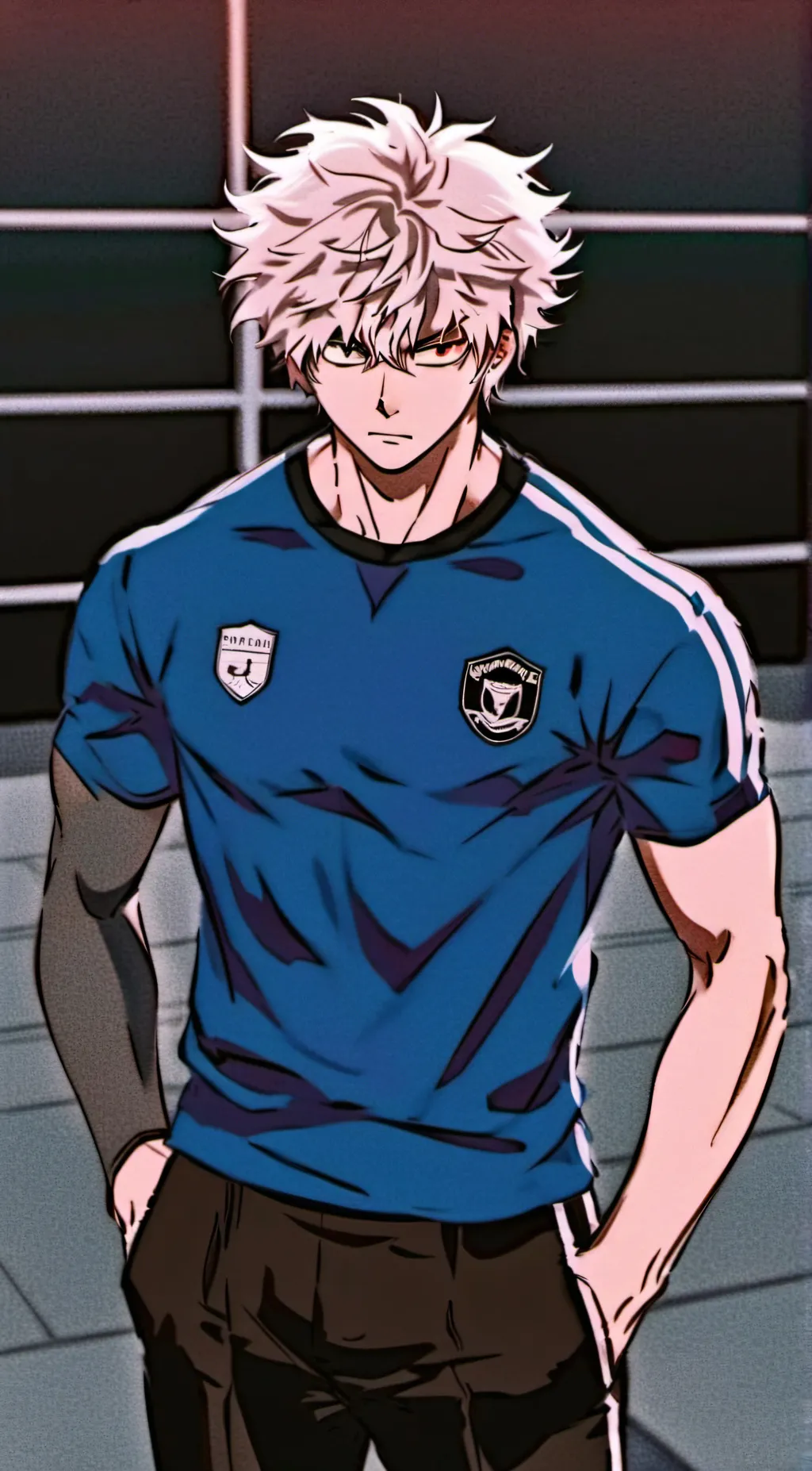 ai character: bakugo background