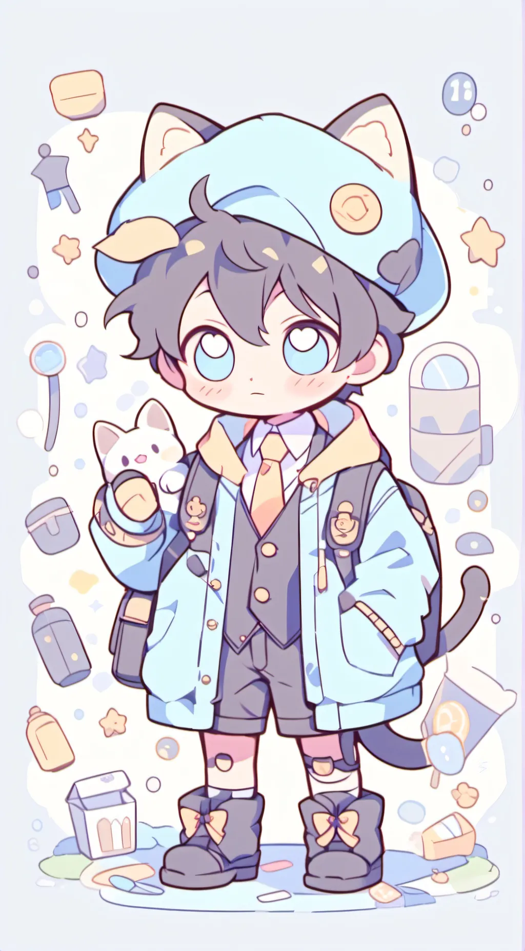 ai character: Chester background