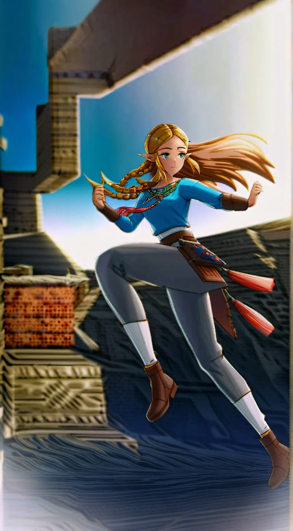 ai character: Zelda background