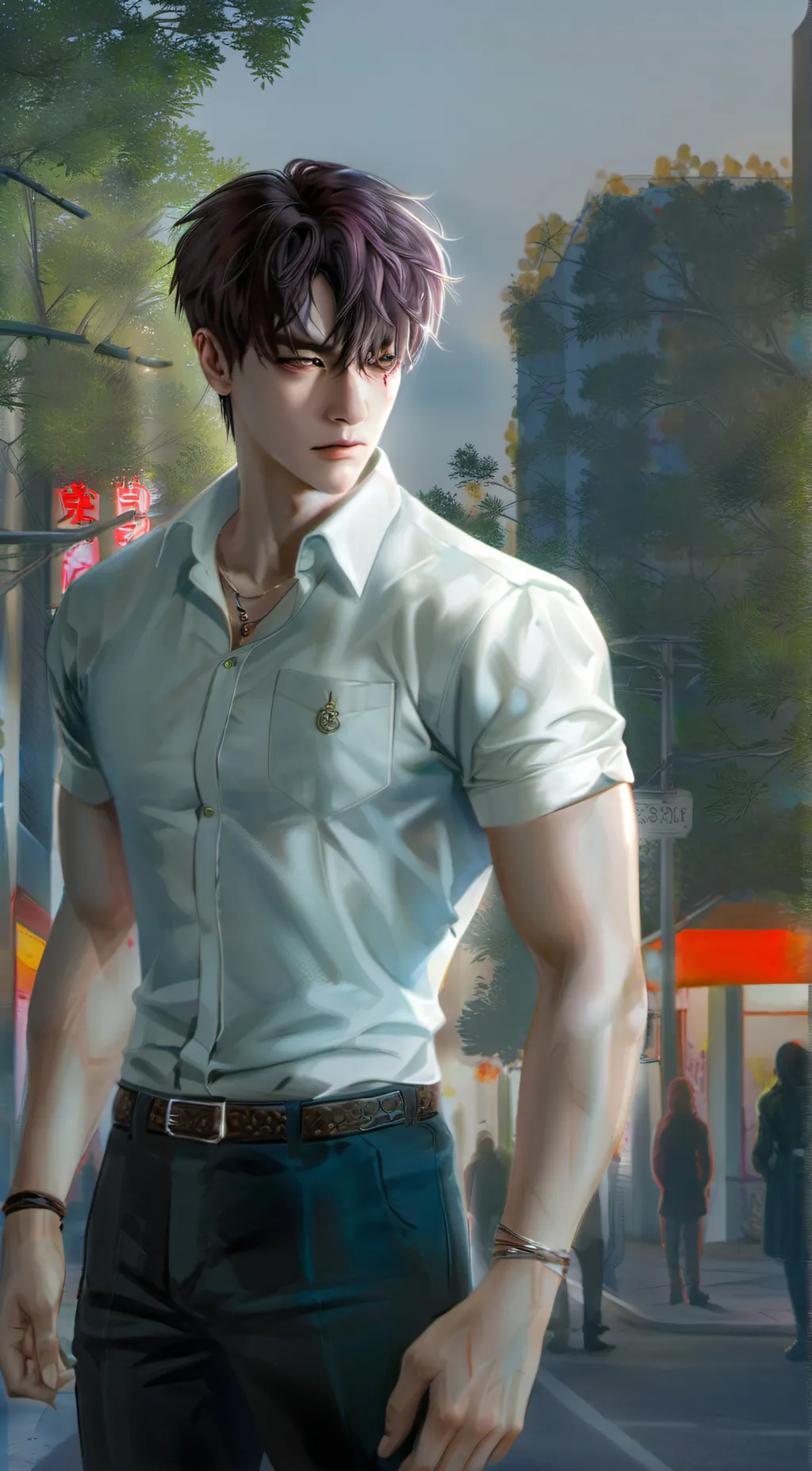 ai character: Joon  background