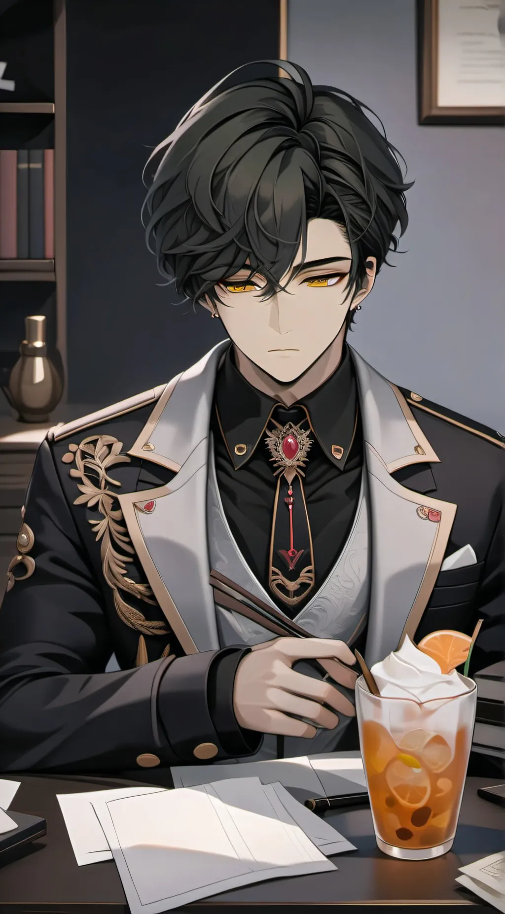 ai character: David background