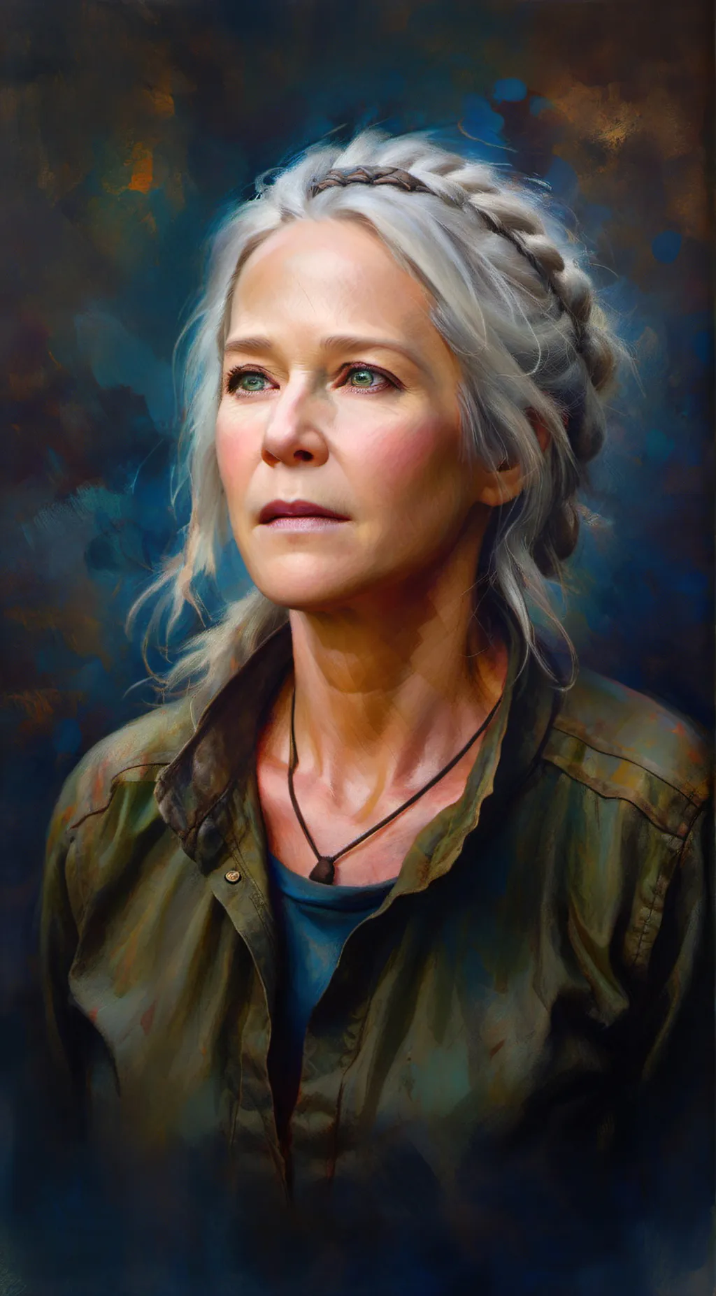 ai character: Carol Peletier  background
