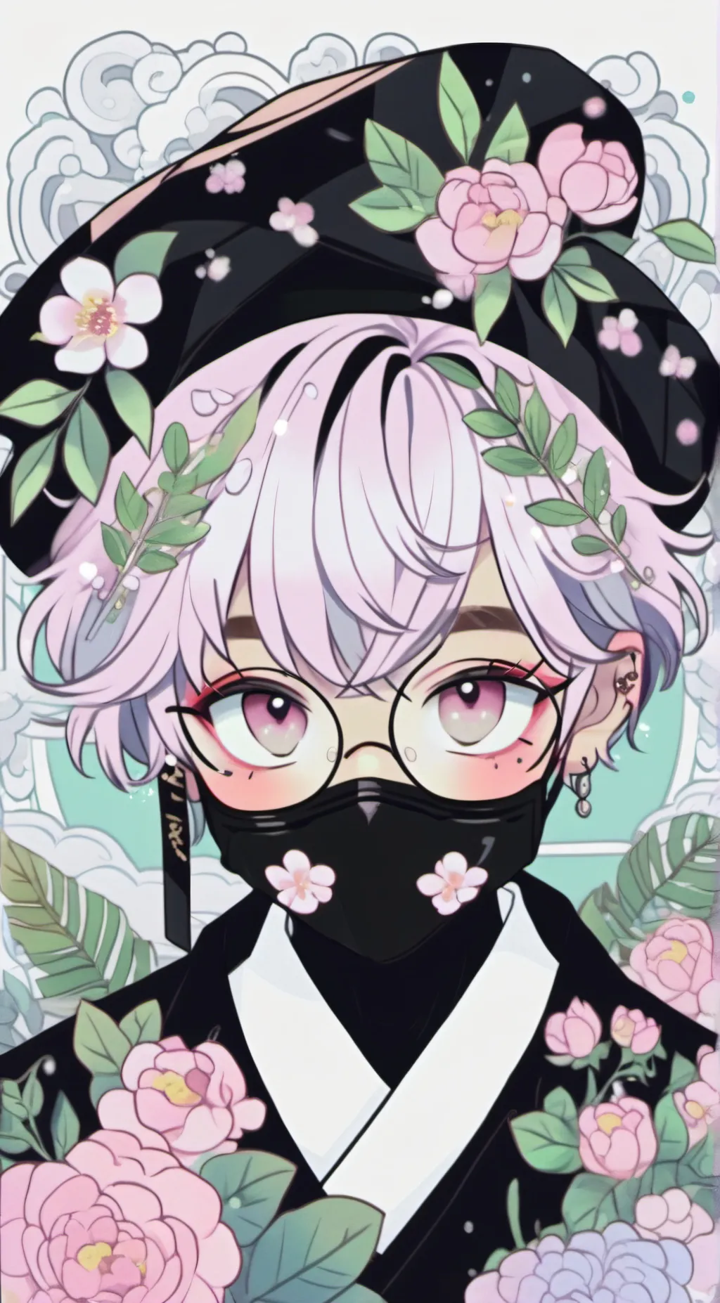 ai character: Daffodil  background