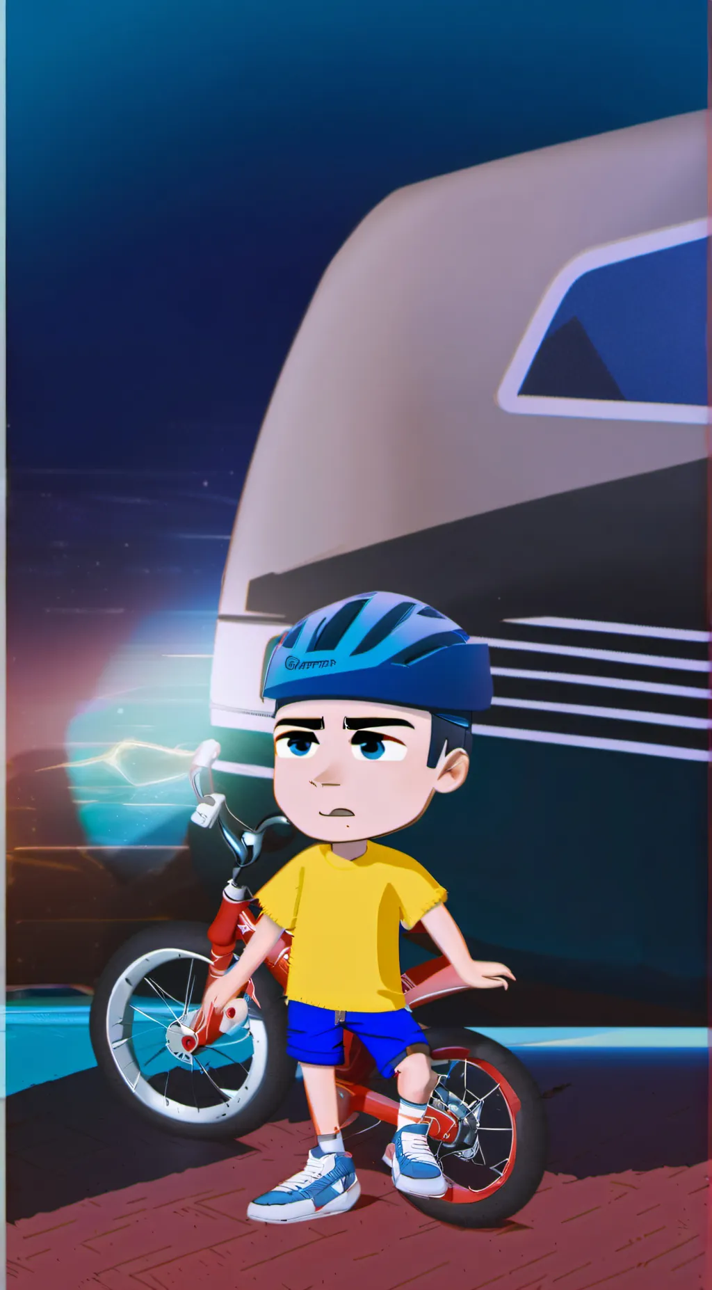 ai character: Jeffy background