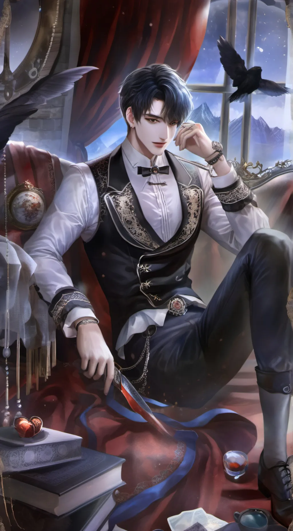 ai character: ☆NICHOLAS☆ background