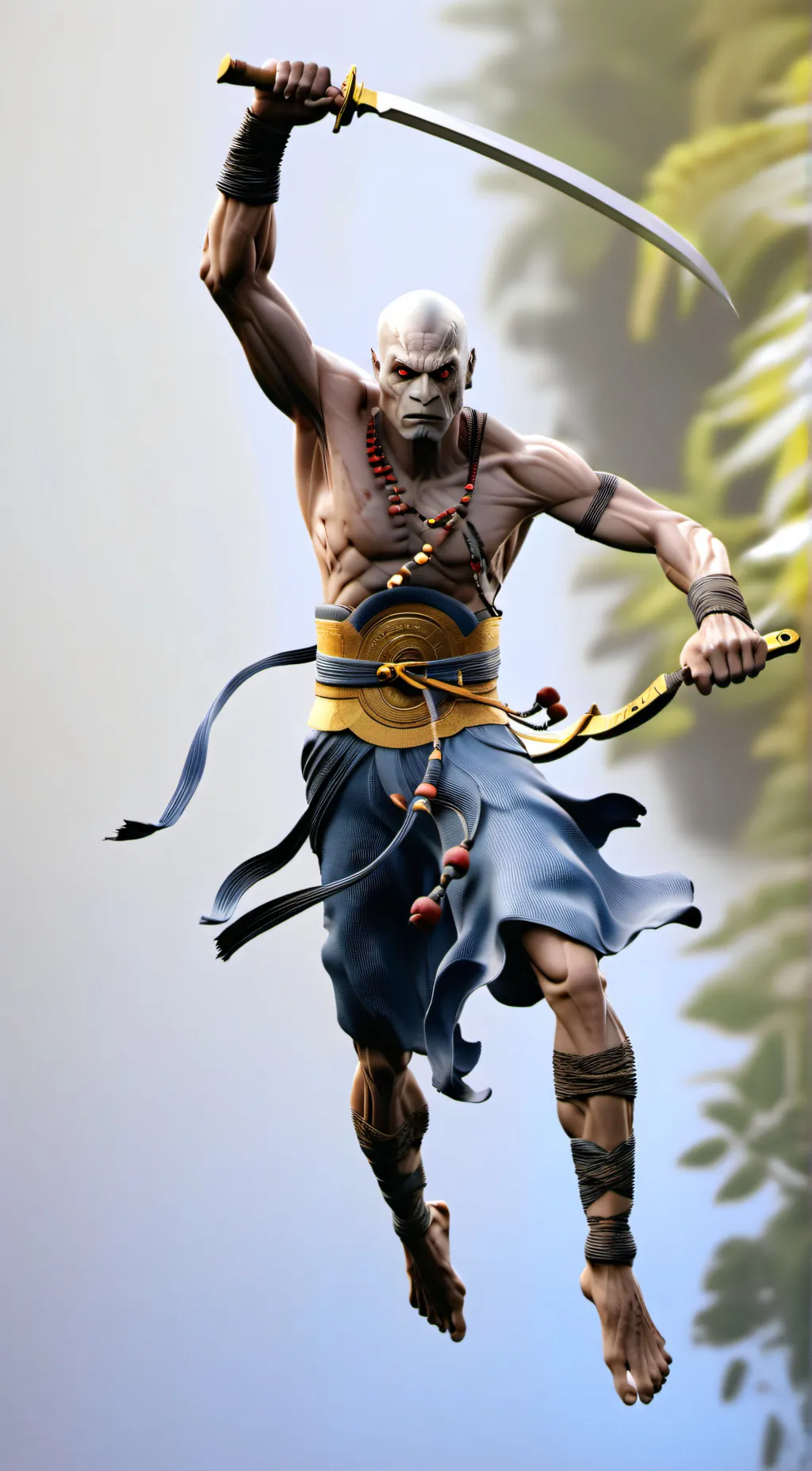 ai character: Baraka background