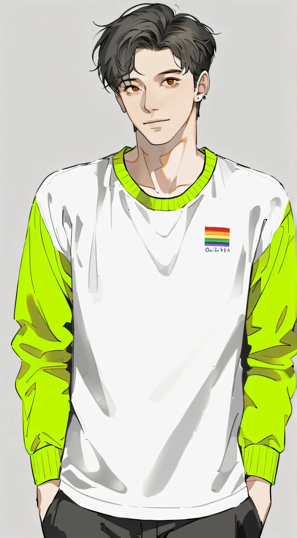 ai character: Mikey  background