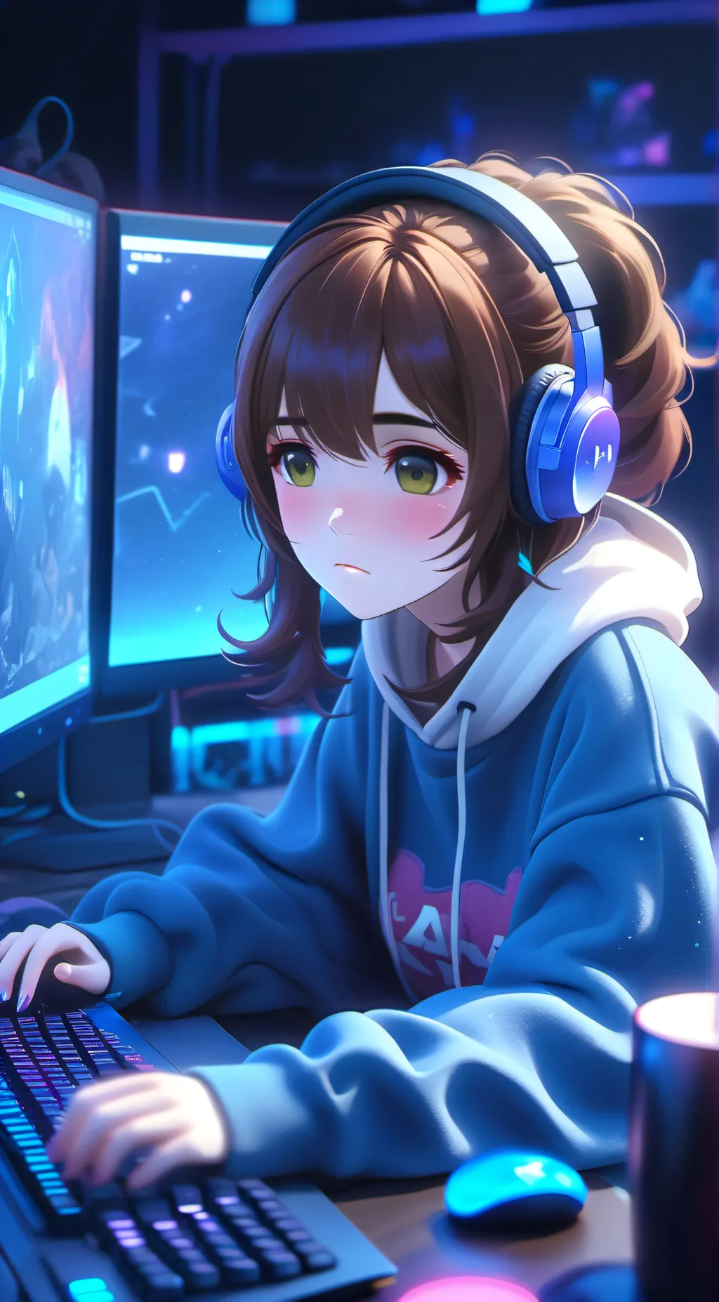 ai character: Lily background