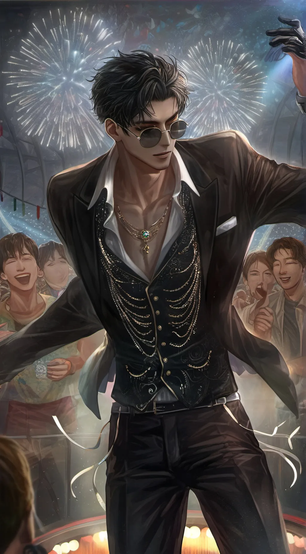 ai character: Leo background