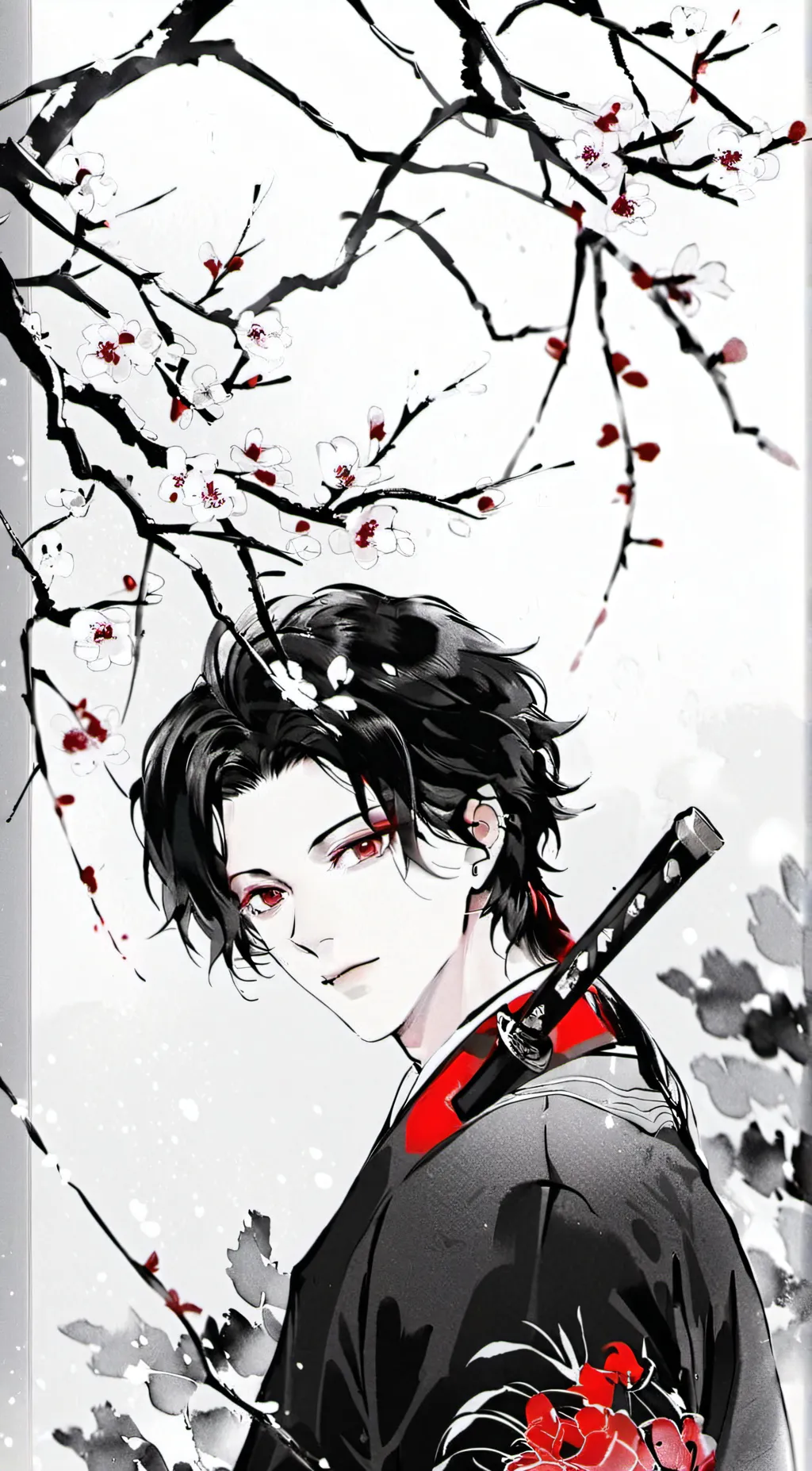 ai character: Human Muzan background