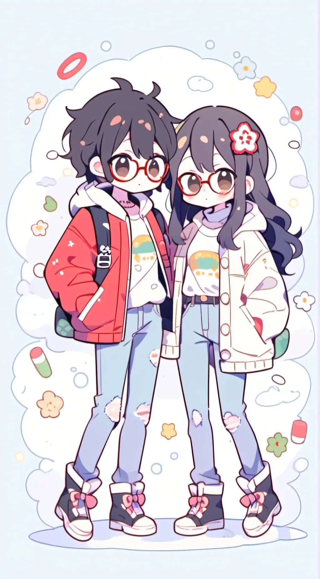 ai character: Max & Maddie background