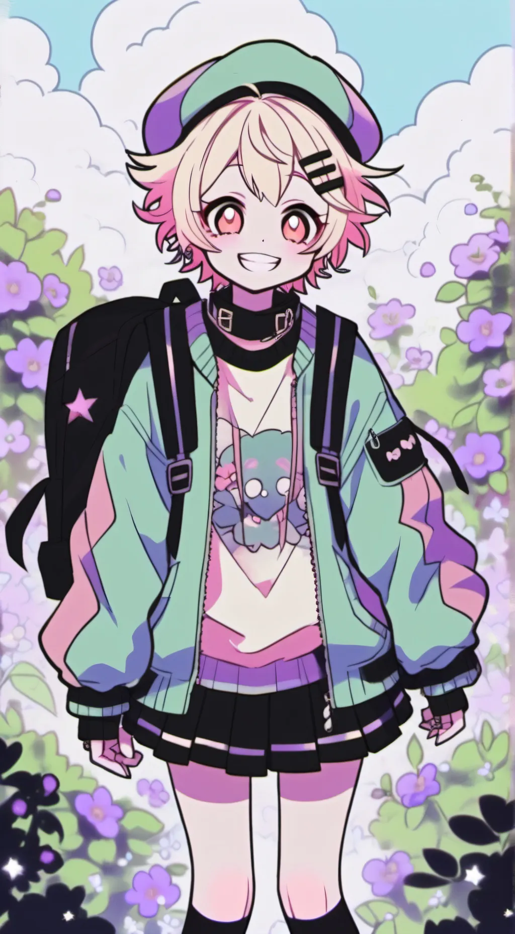 ai character: Cherry 🍒 background