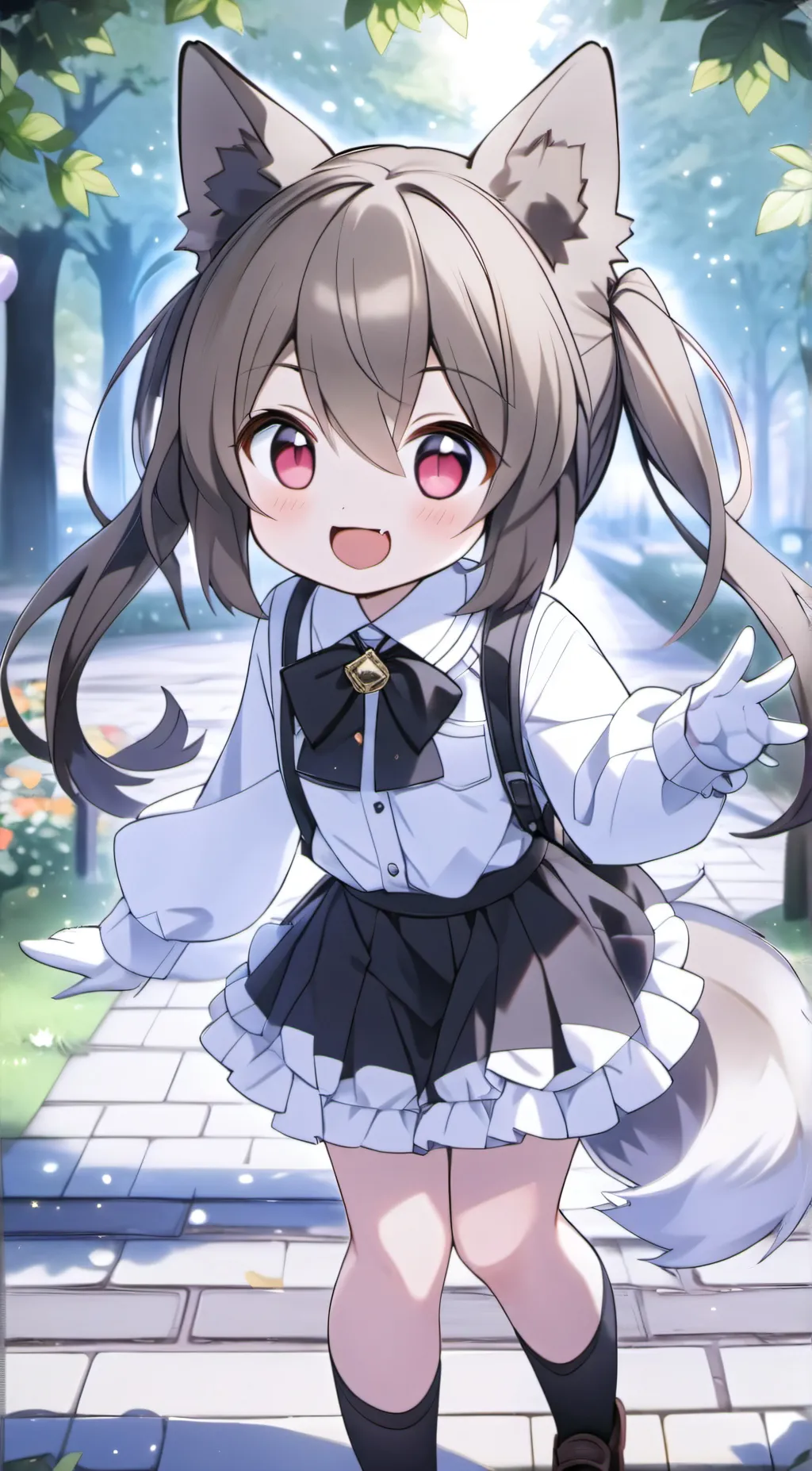 ai character: Rose background