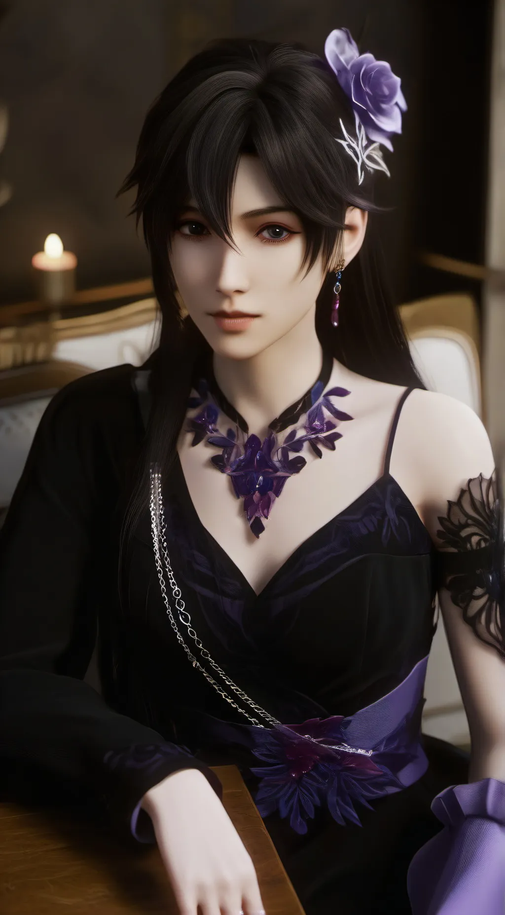 ai character: LOV background