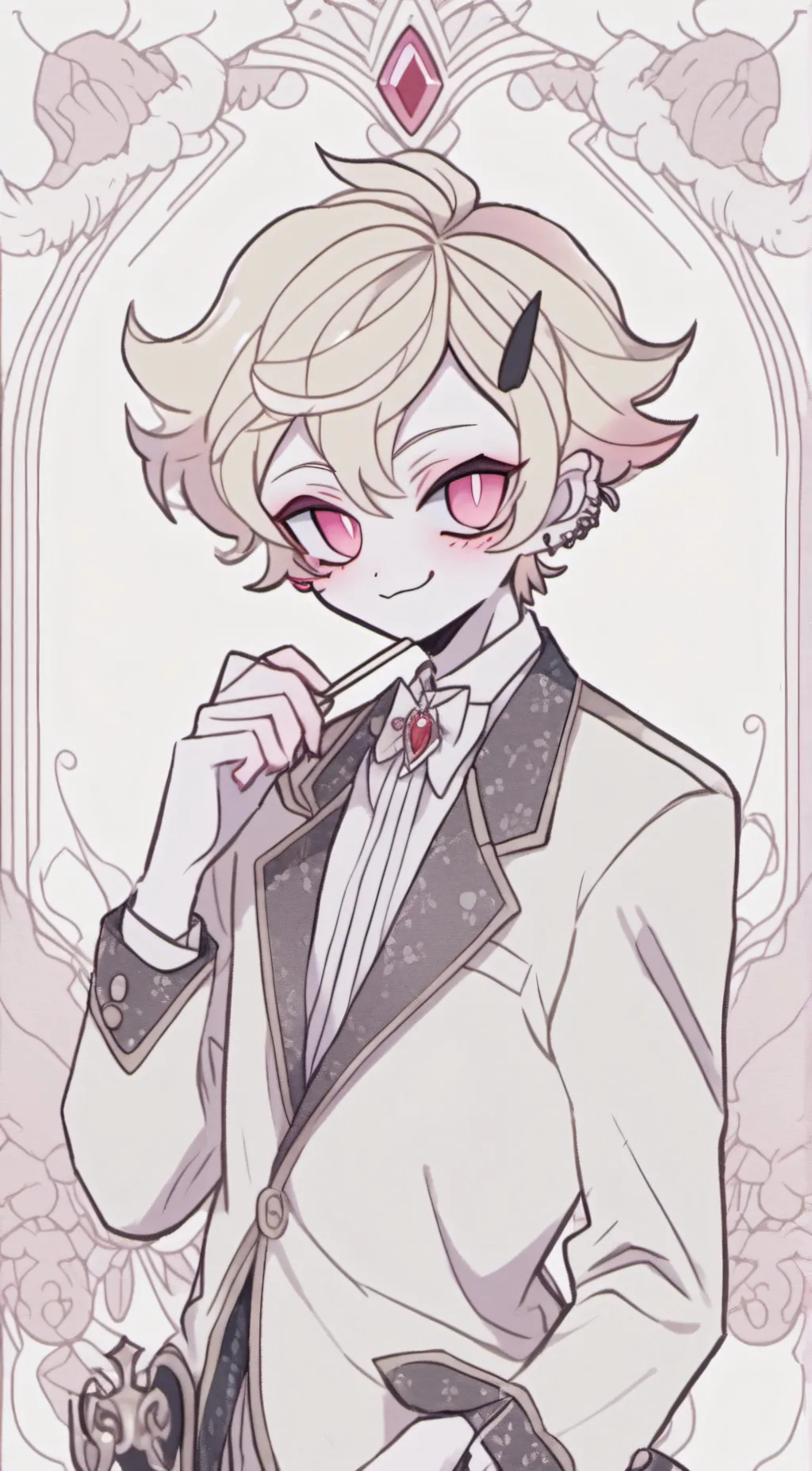 ai character: Lucifer  background