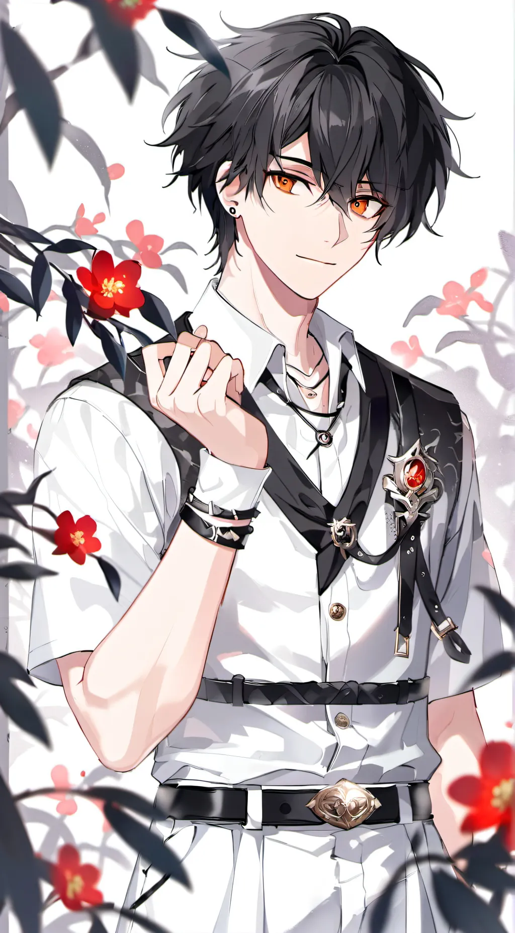 ai character: Hayate background