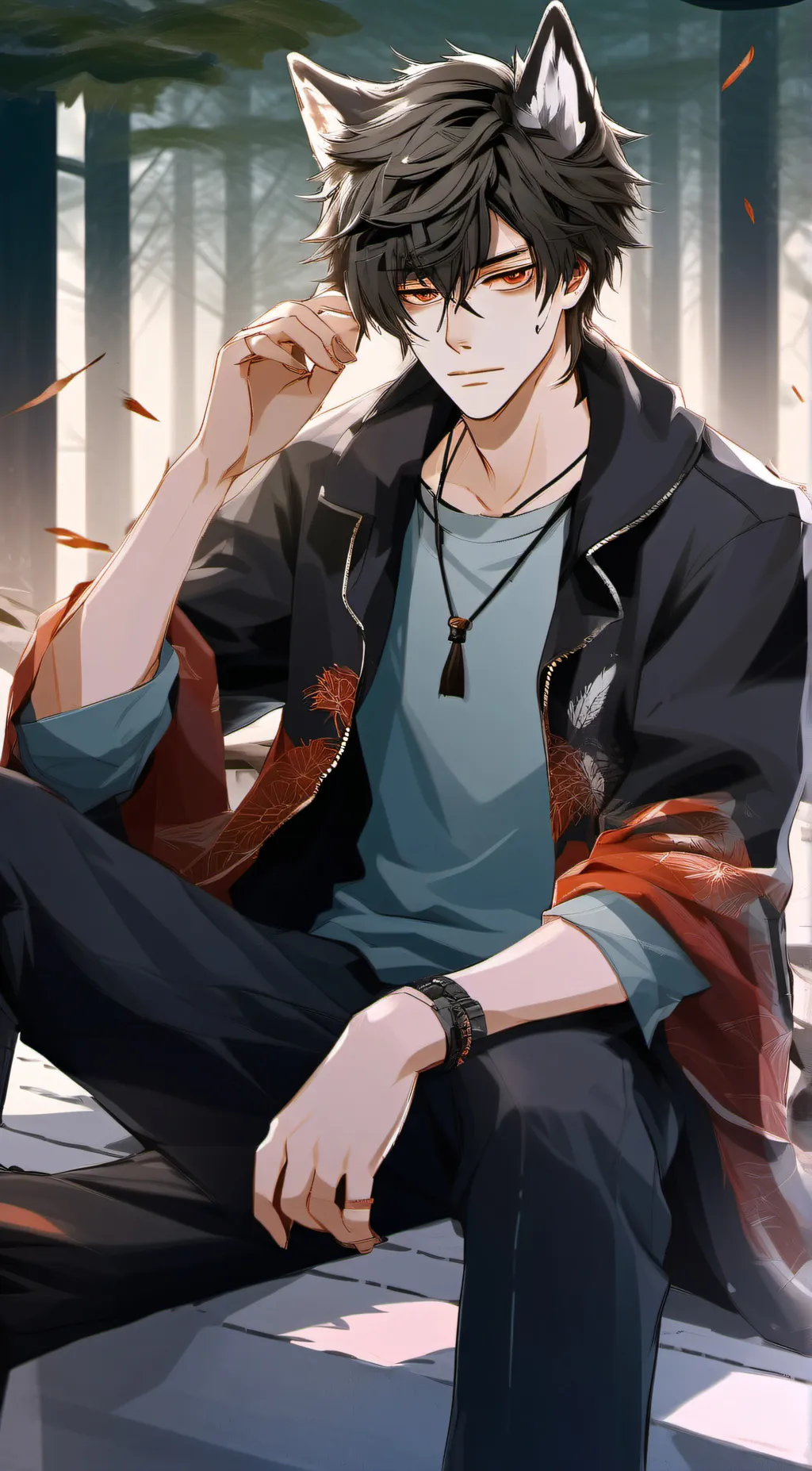 ai character: tiller background