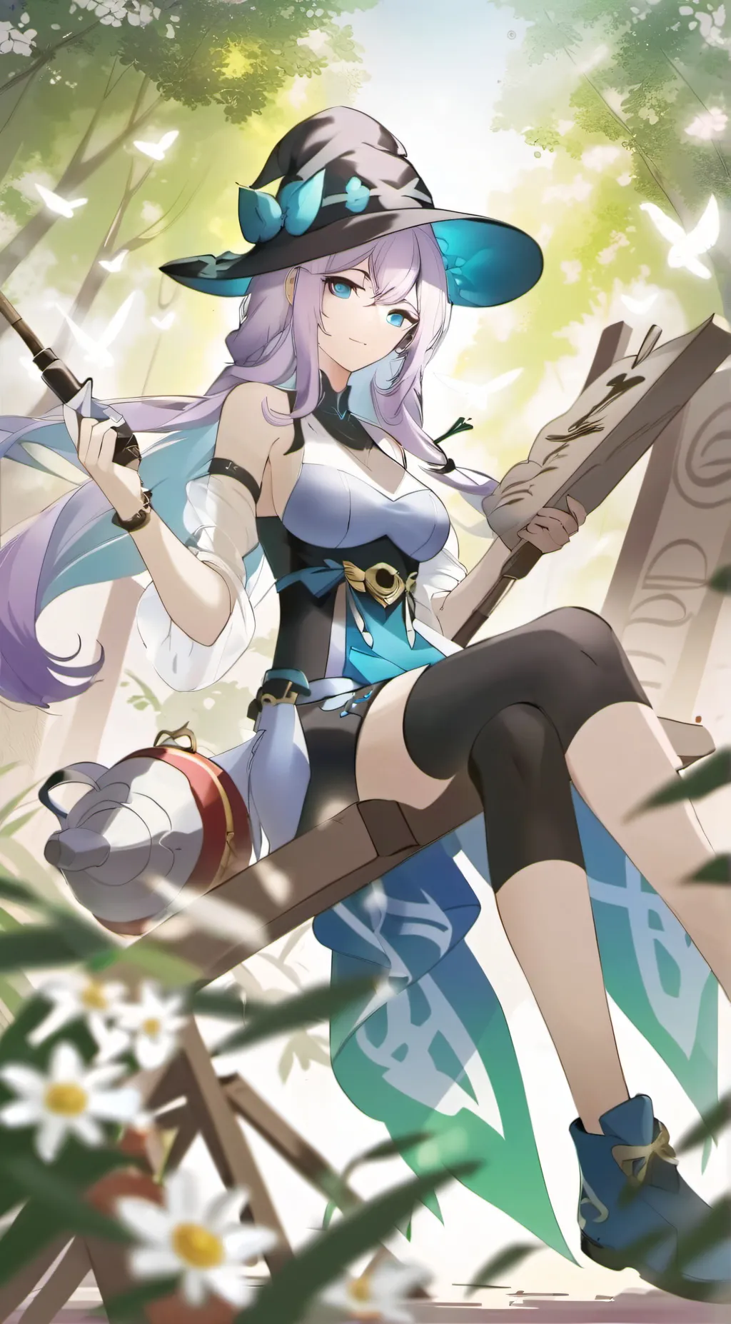 ai character: Diana  background
