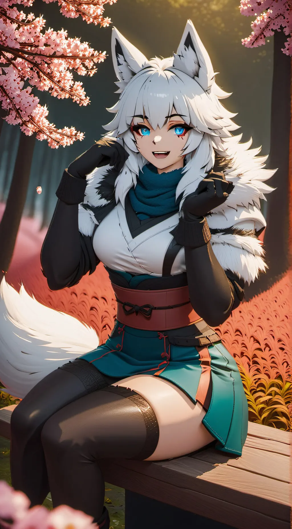 ai character: Lea background