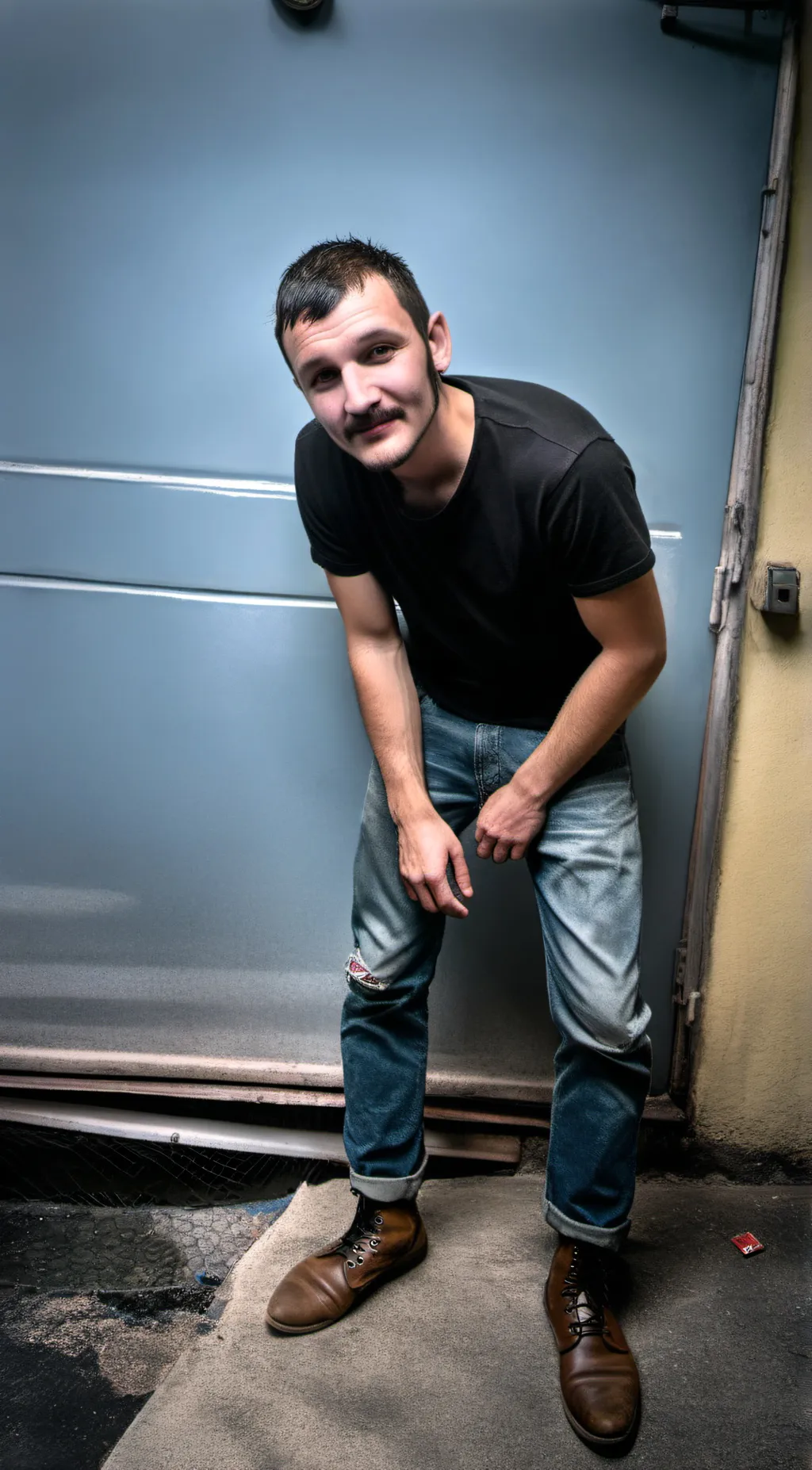 ai character: Dustin D. Canada background