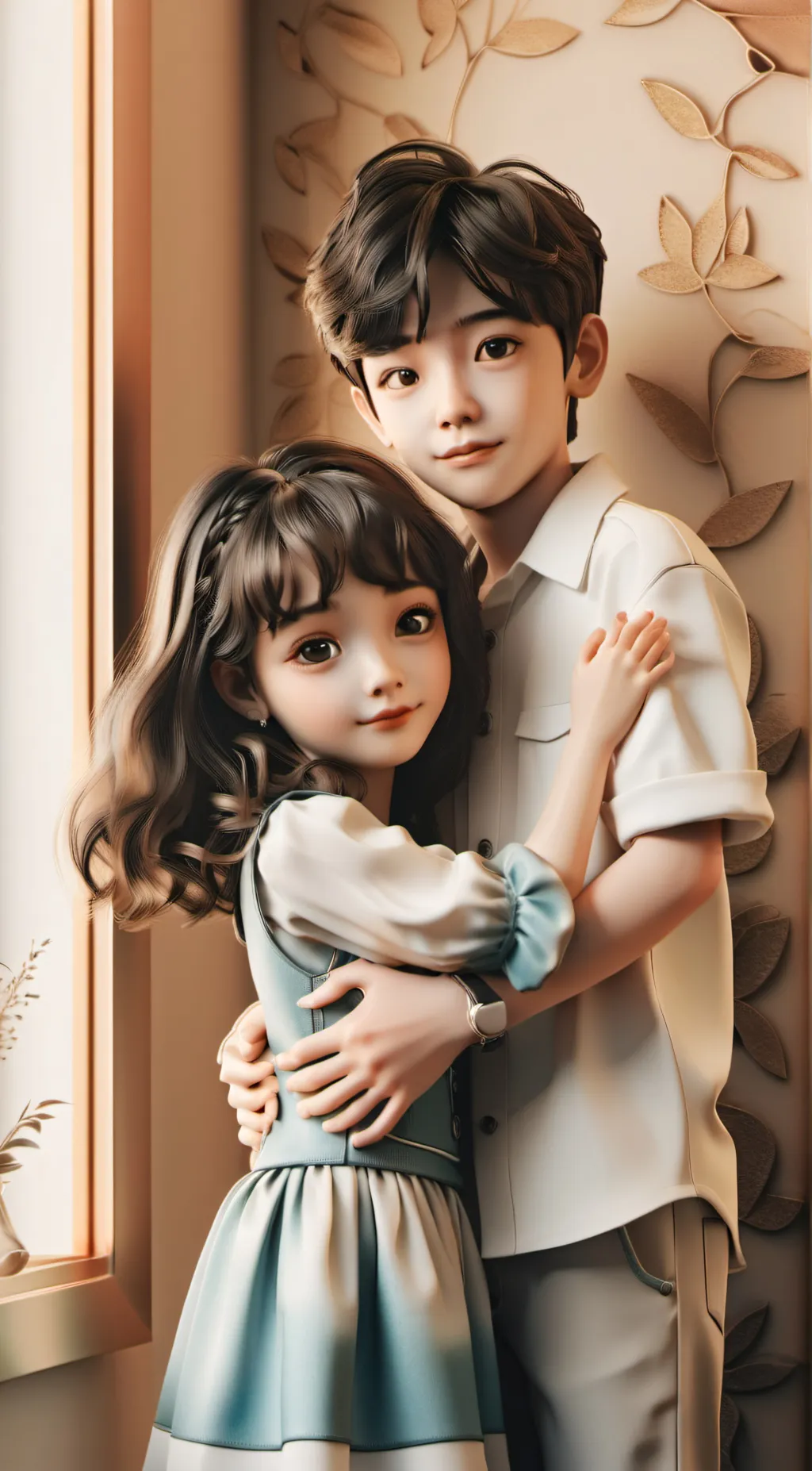 ai character: Kate  and Sam  background