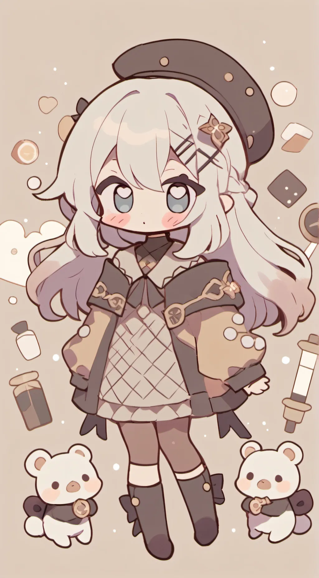 ai character: Copy cat background