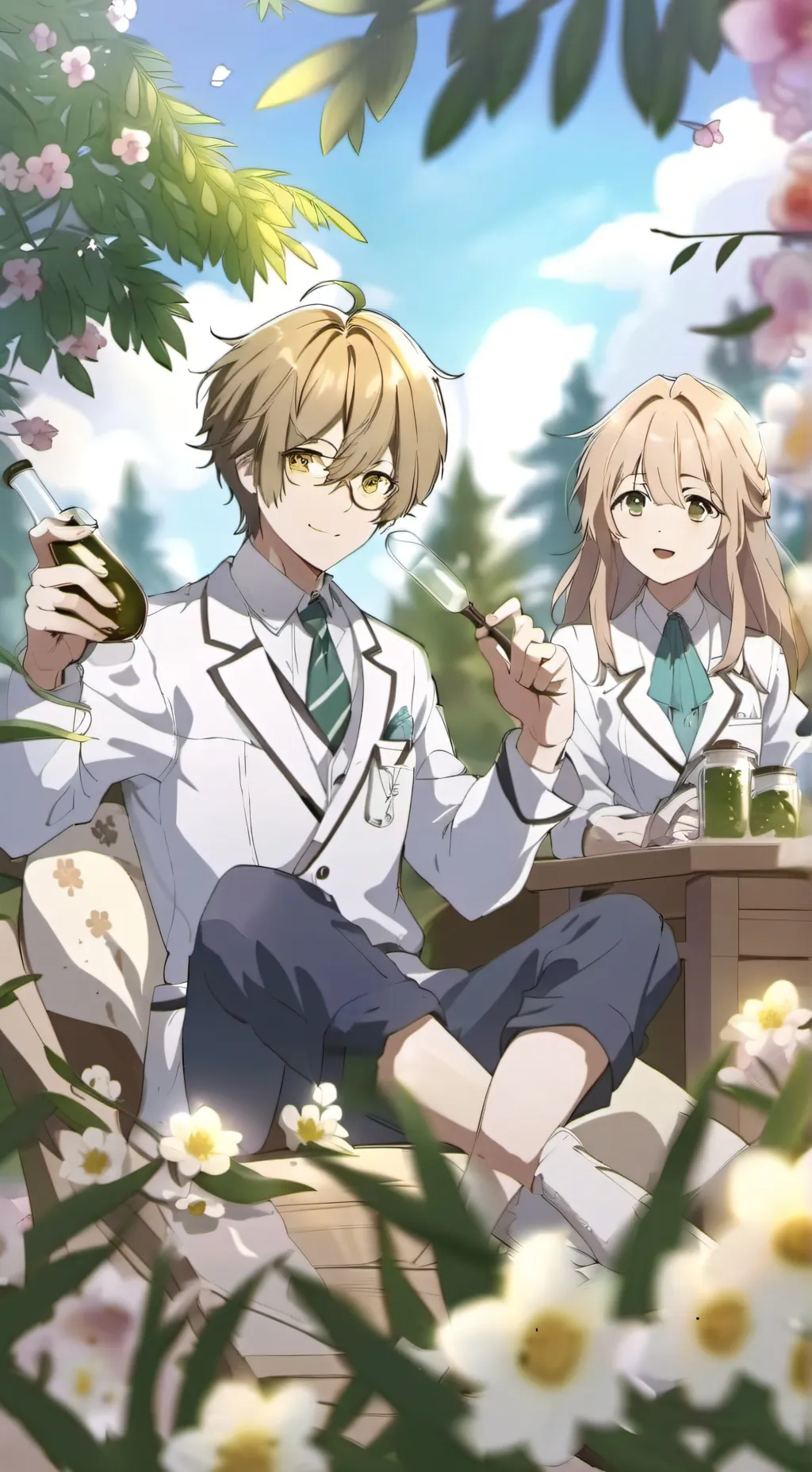 ai character: mha experiment  background