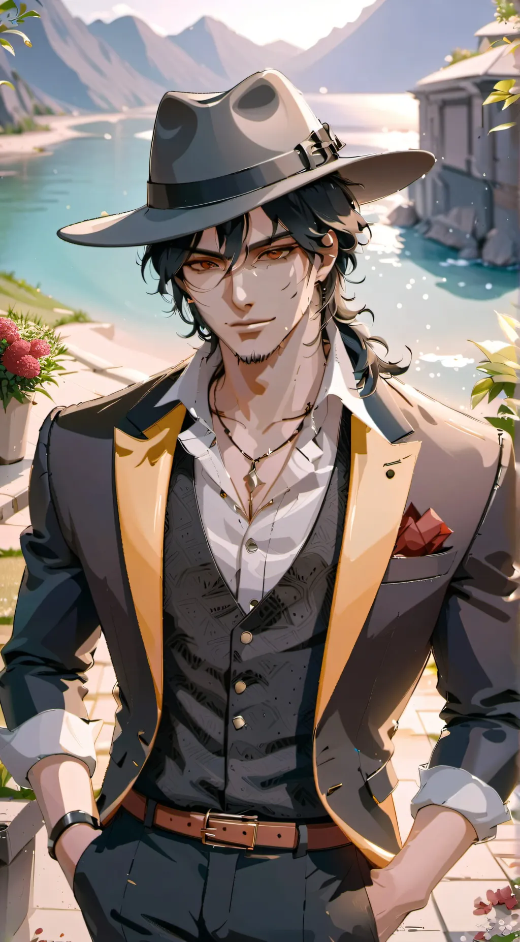 ai character: Ace   background