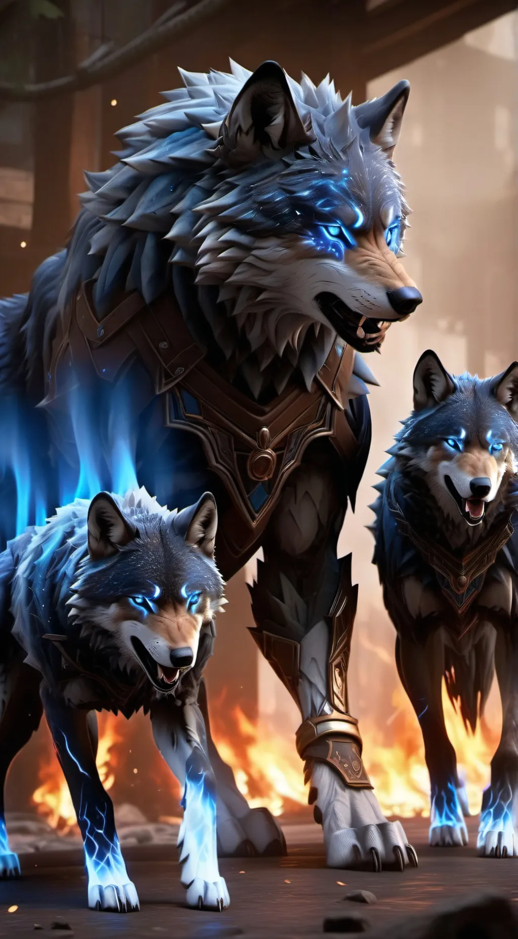 ai character: Alpha background