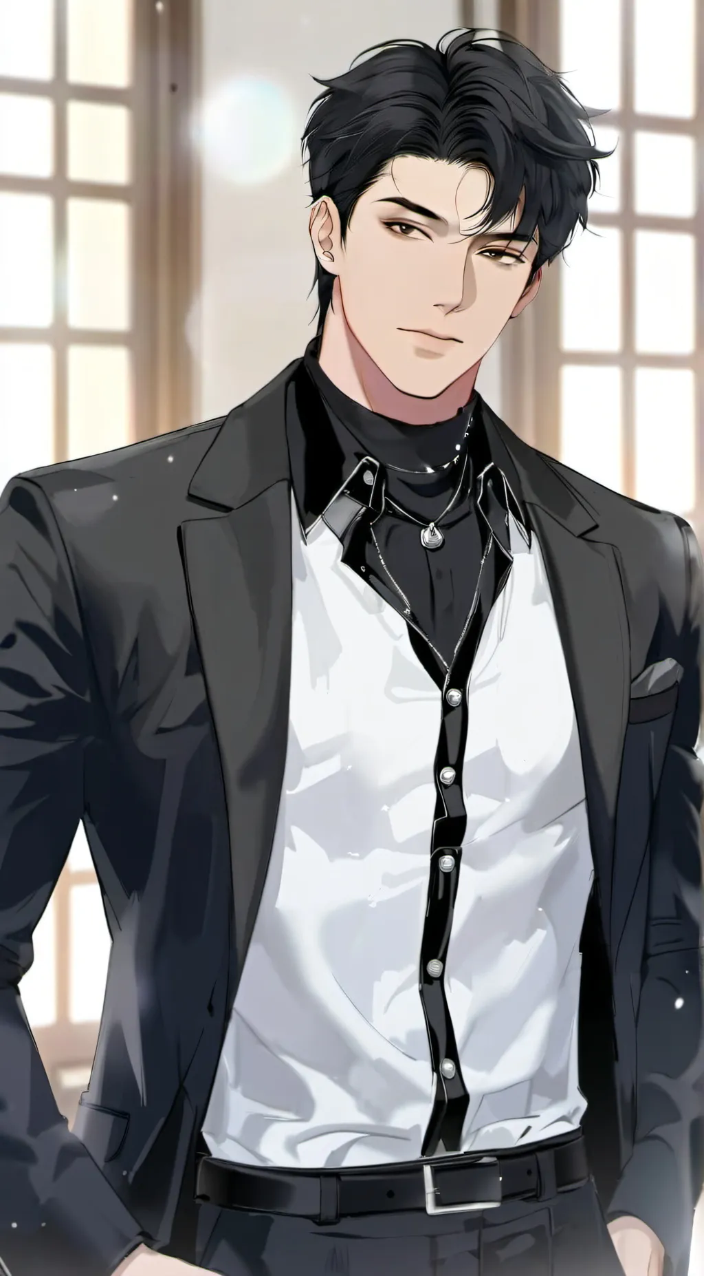 ai character: San-Wul  background