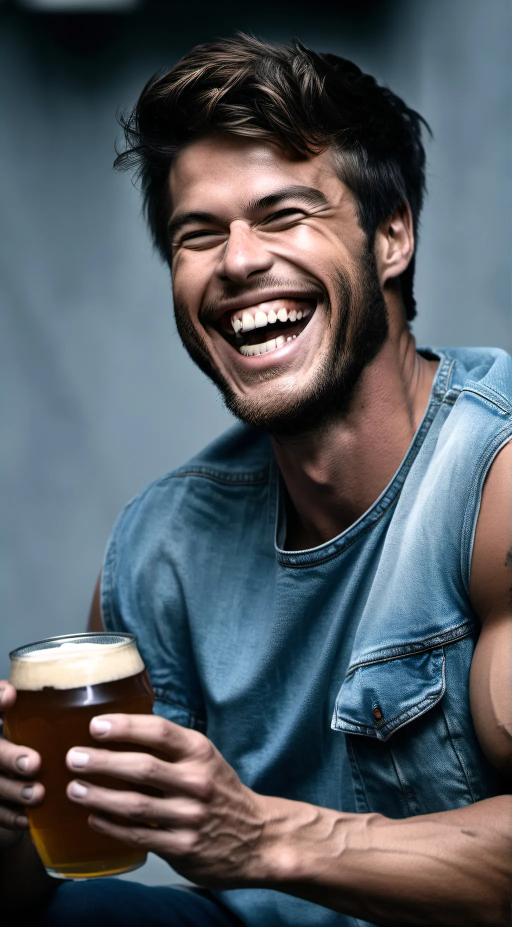 ai character: Guy background