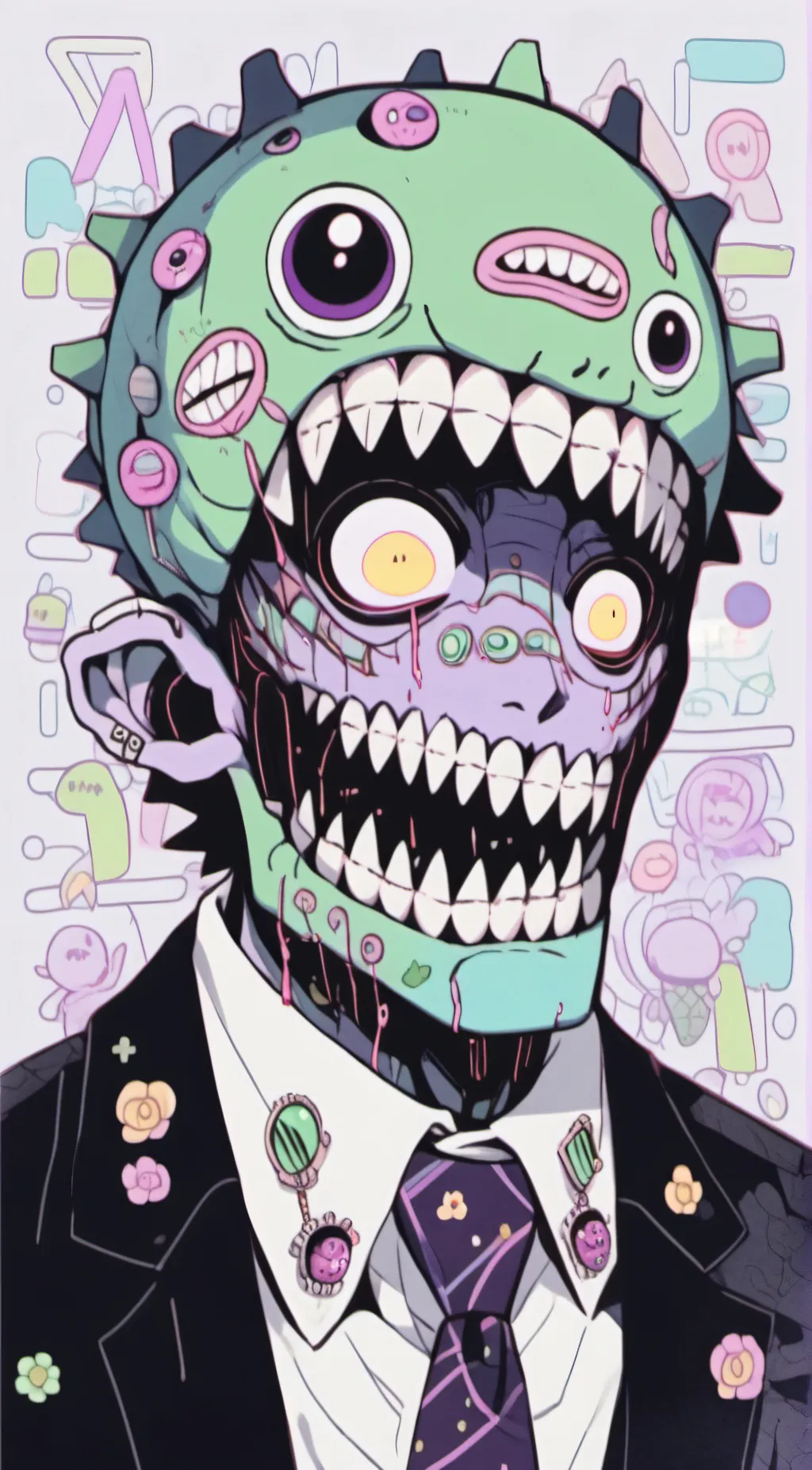 ai character: Voice box background