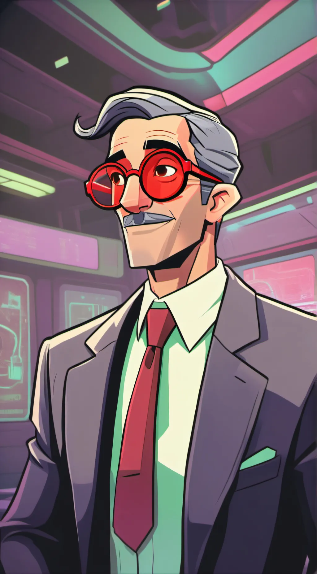 ai character: George  background