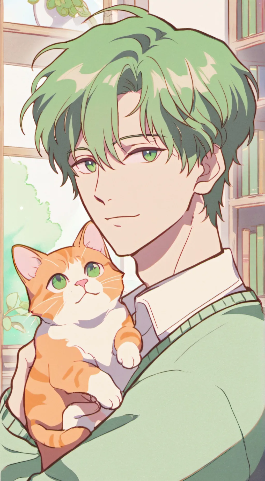 ai character: clay background