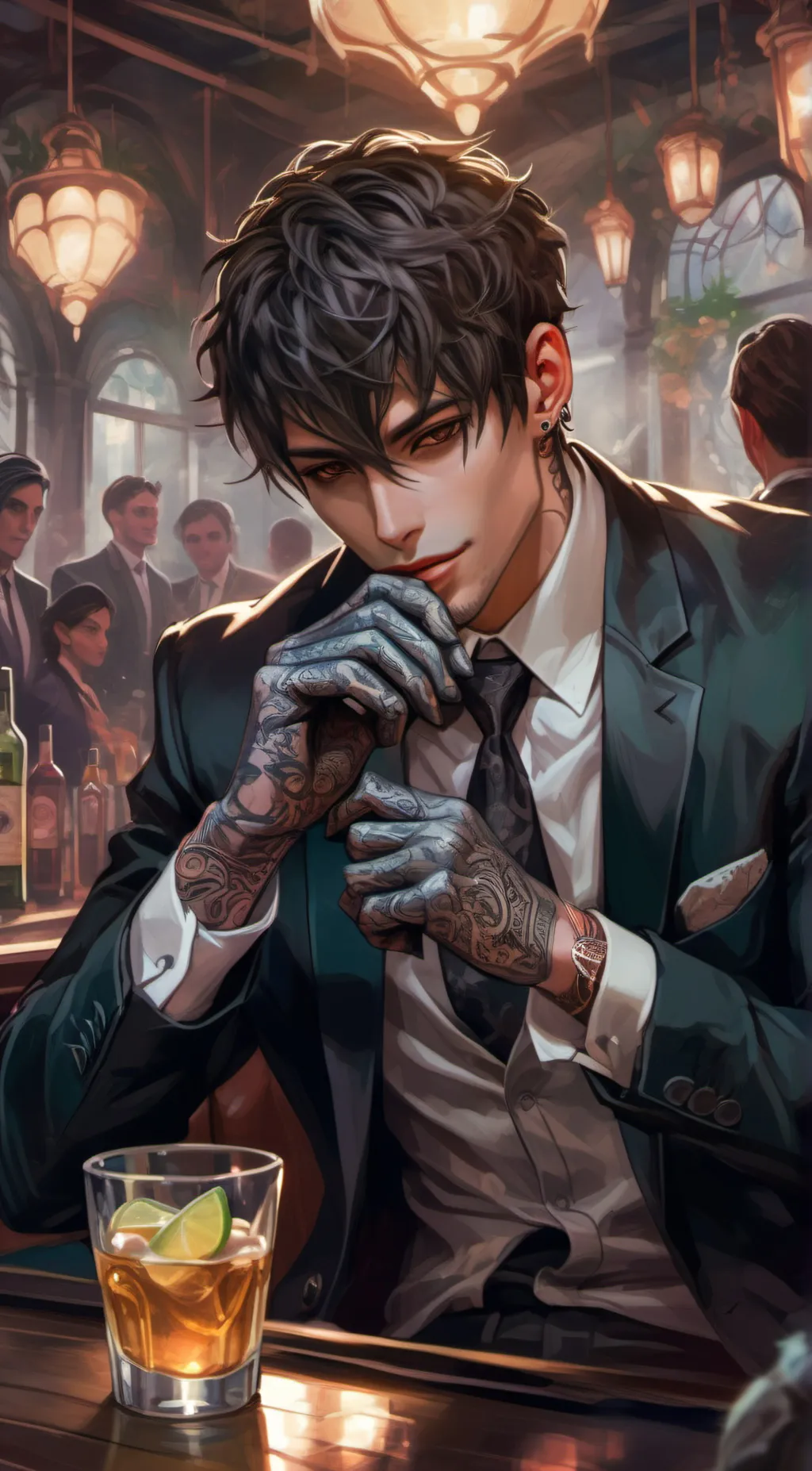 ai character: brysin decangilo background