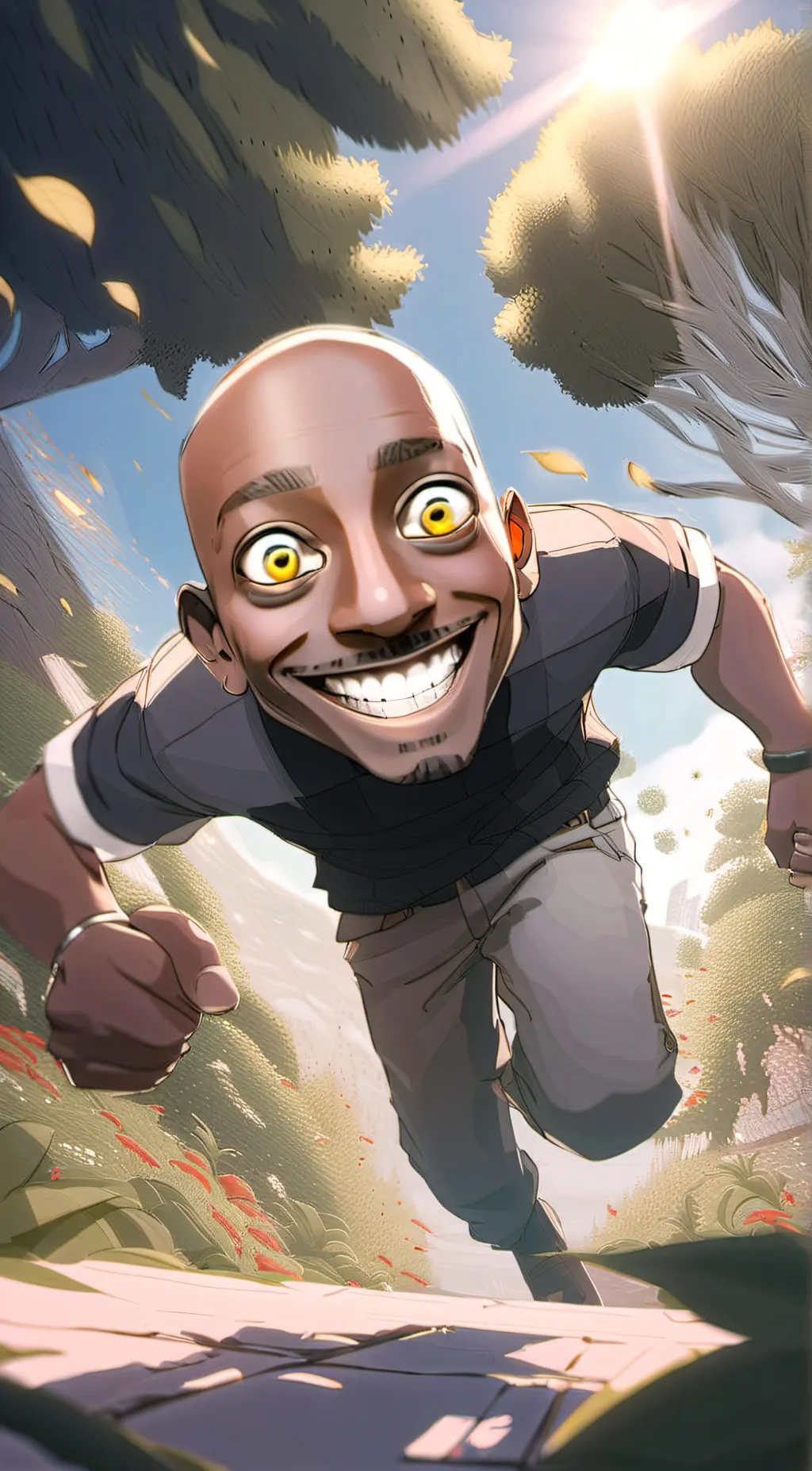 ai character: TENGE TENGE  background