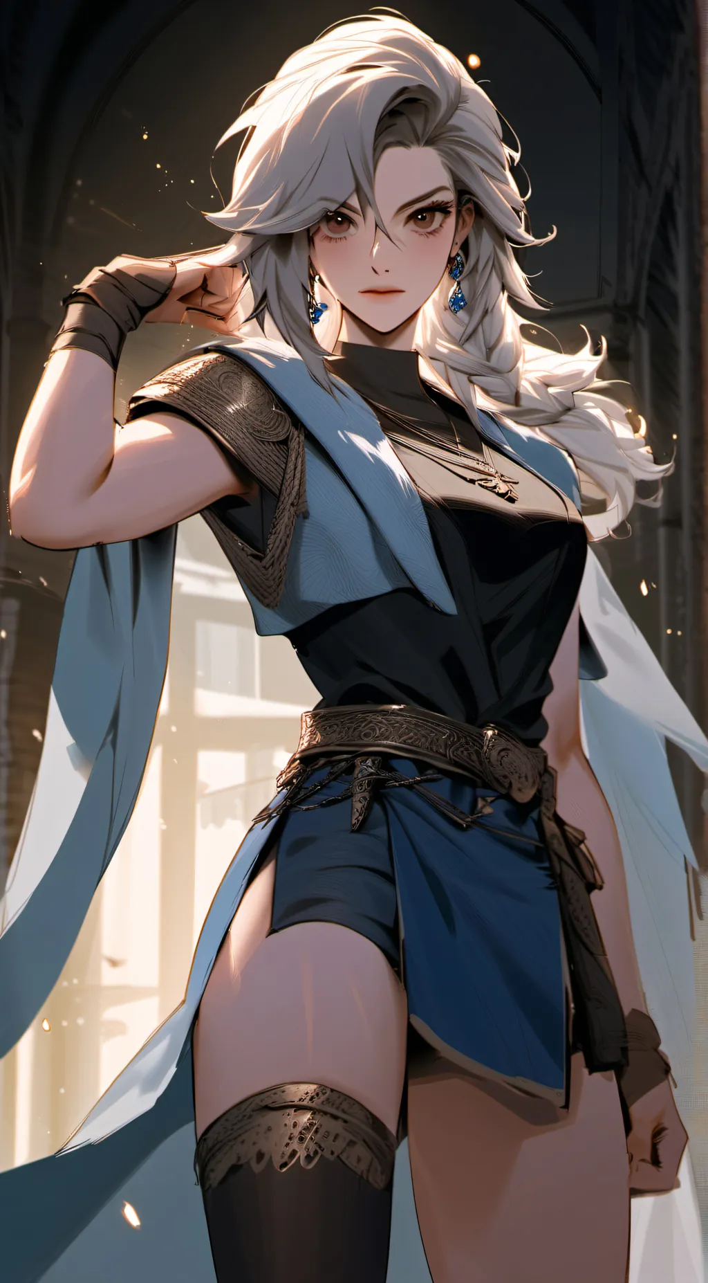 ai character: Azure Ravenright  background