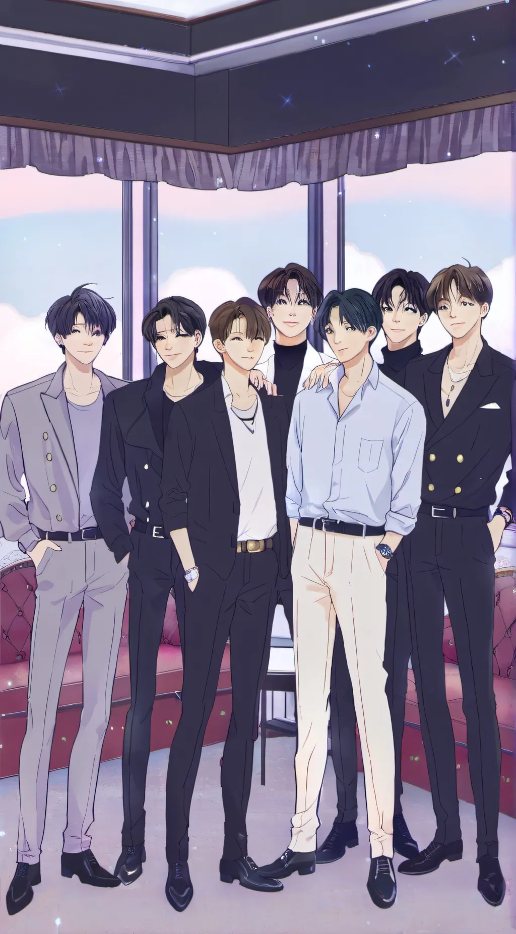 ai character: straykids mafia background