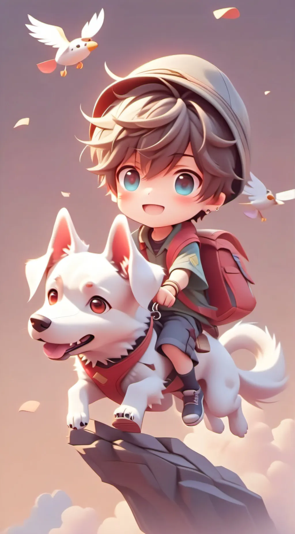 ai character: maxo  background