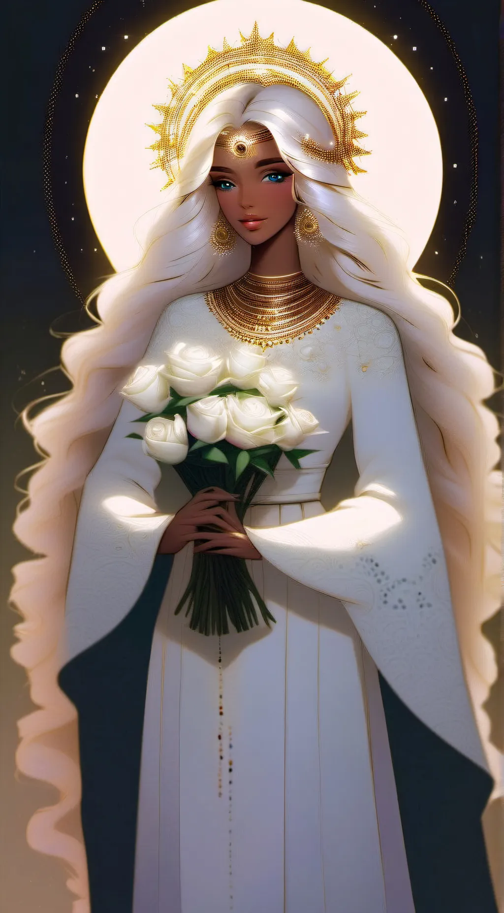 ai character: Miranda  background