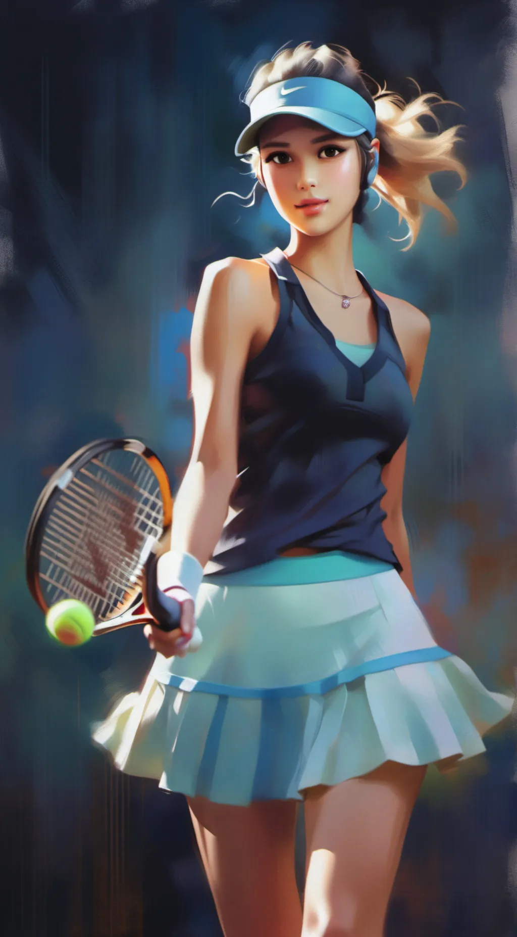 ai character: Volley background