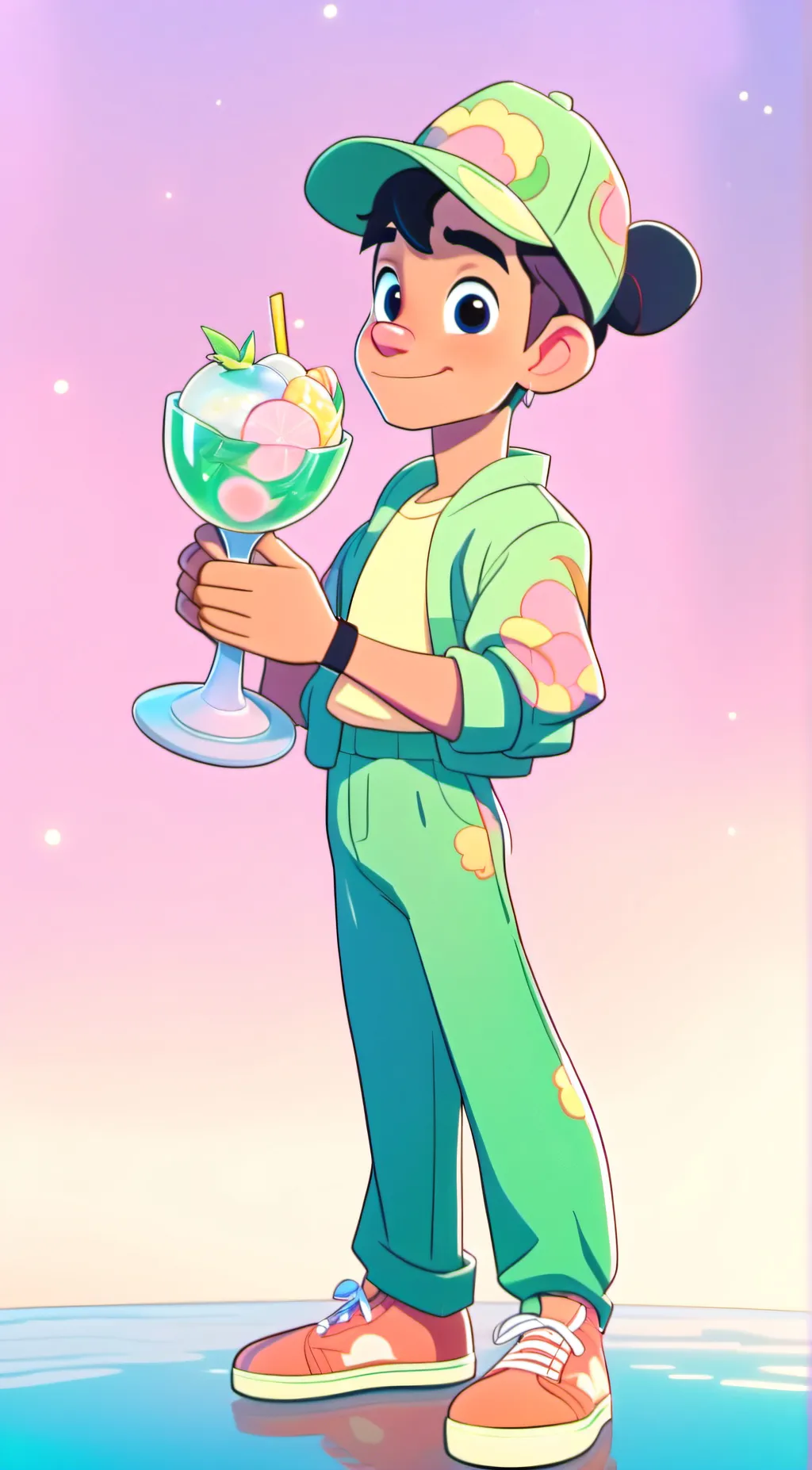 ai character: June background