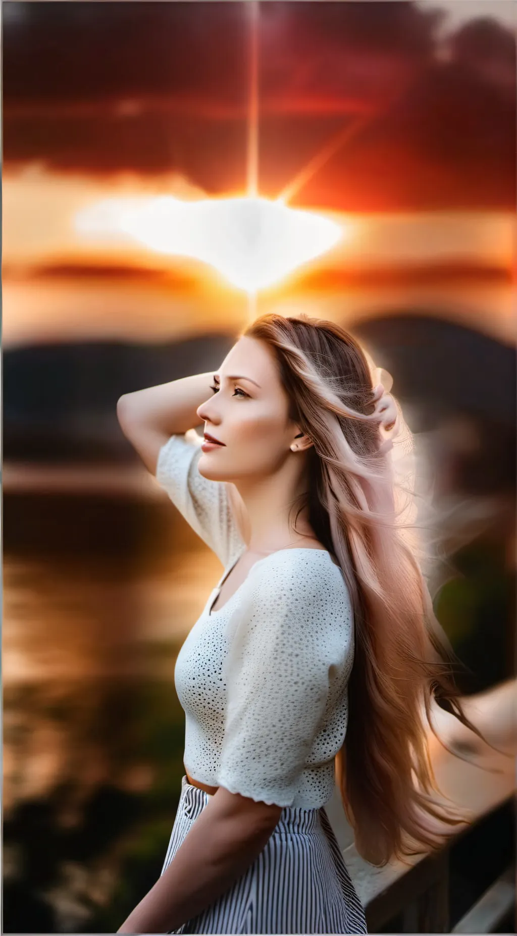 ai character: lily background