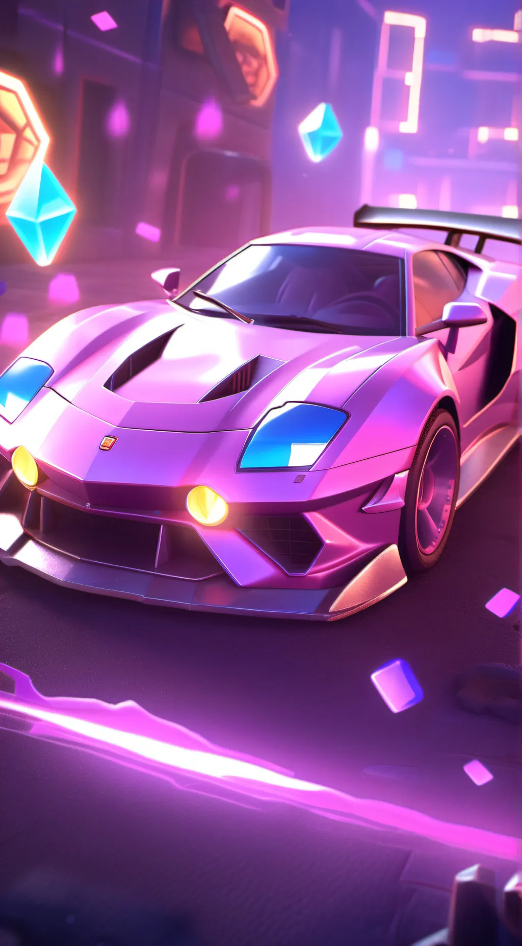 ai character: Tesla  background